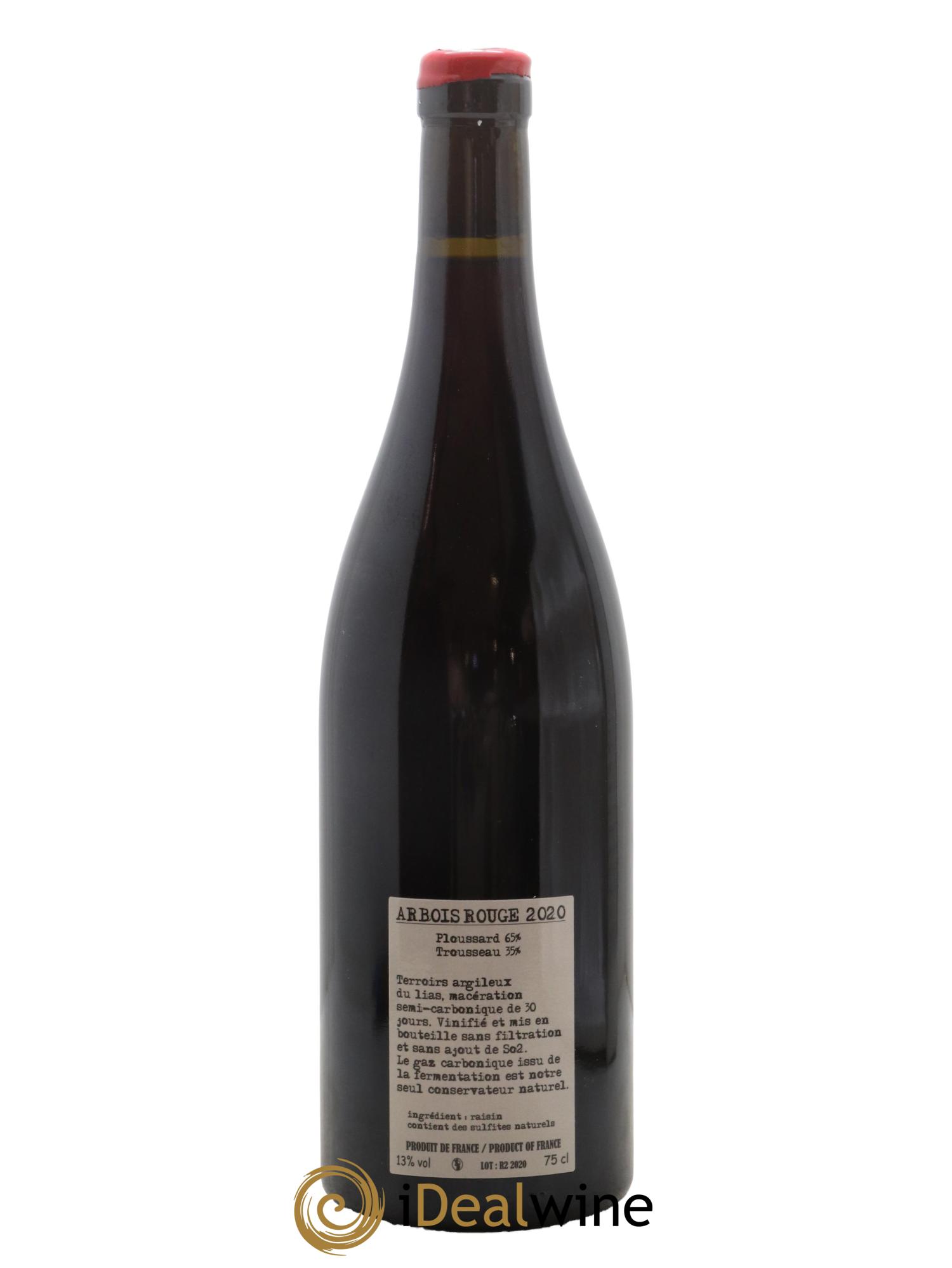 Arbois Ploussard Trousseau Adeline Houillon & Renaud Bruyère  2020 - Lot of 1 bottle - 1