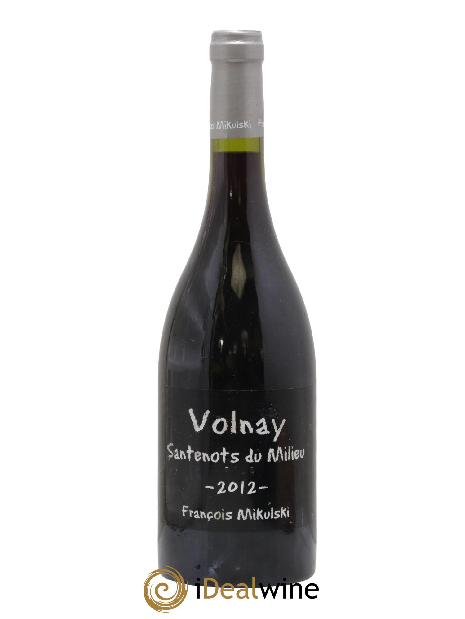 Volnay 1er Cru Santenots du Milieu François Mikulski 2012 - Lot of 1 bottle - 0