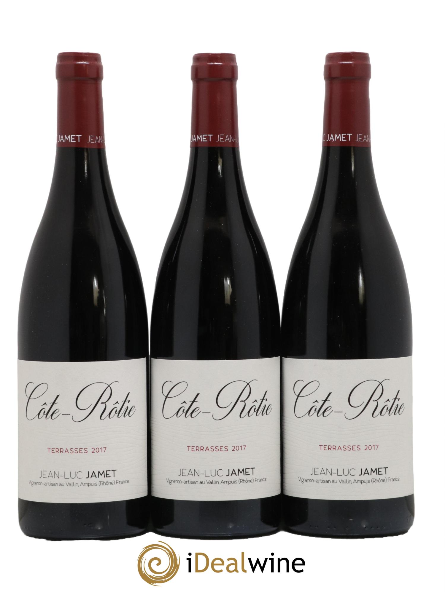 Côte-Rôtie Terrasses Jean-Luc Jamet (Domaine) 2017 - Lot de 3 bouteilles - 0