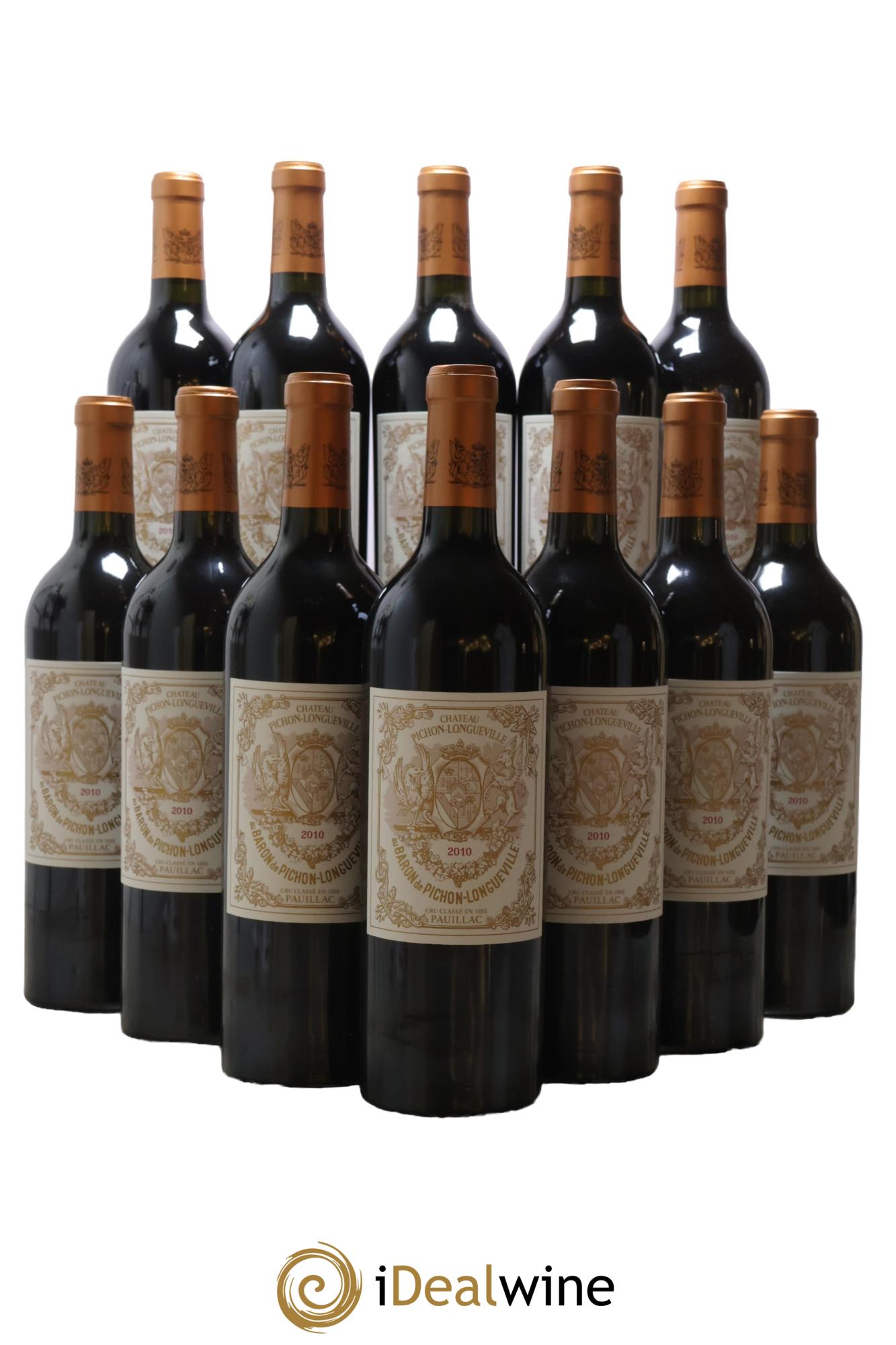 Pichon Longueville Baron 2ème Grand Cru Classé 2010 - Lot de 12 bouteilles - 0