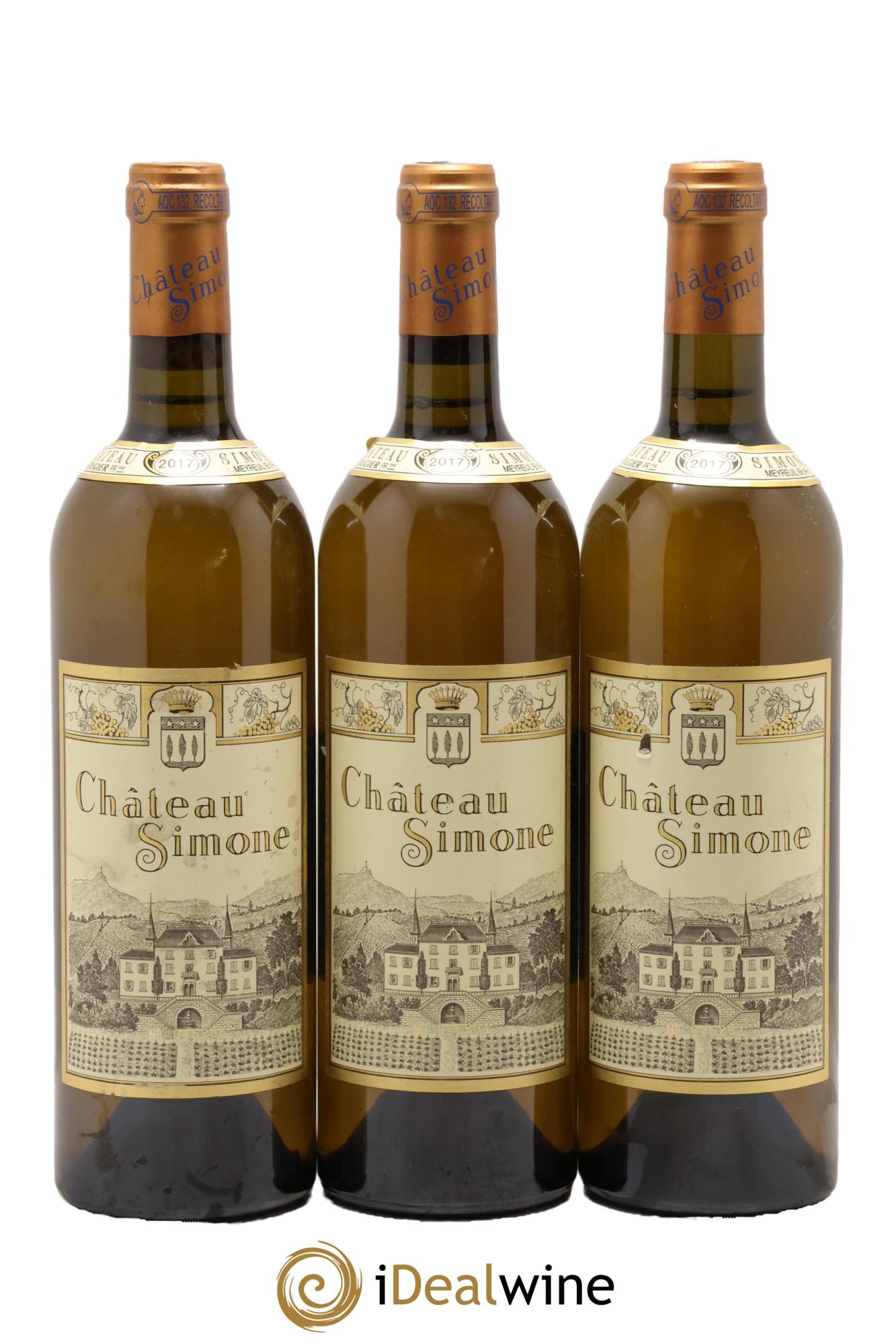 Palette Château Simone Famille Rougier 2017 - Lotto di 3 bottiglie - 0