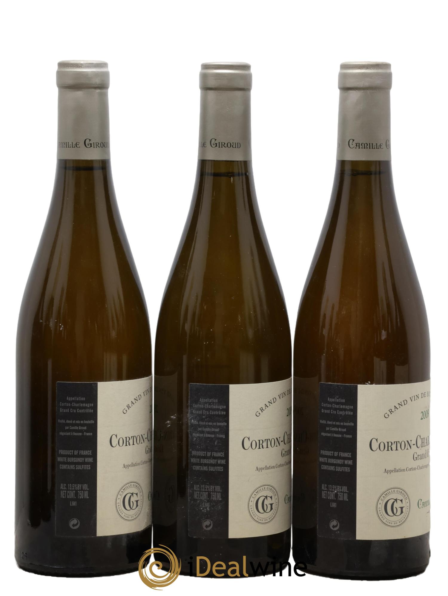 Corton-Charlemagne Grand Cru Camille Giroud (Domaine) 2009 - Lotto di 3 bottiglie - 1