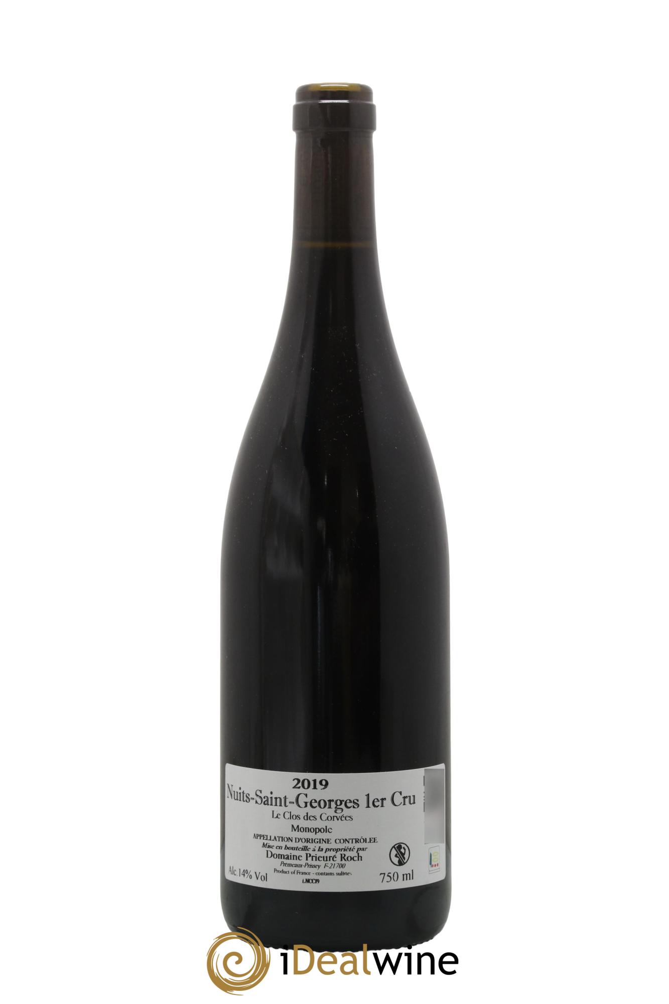 Nuits-Saint-Georges 1er Cru Le Clos des Corvées Prieuré Roch 2019 - Lot of 1 bottle - 1