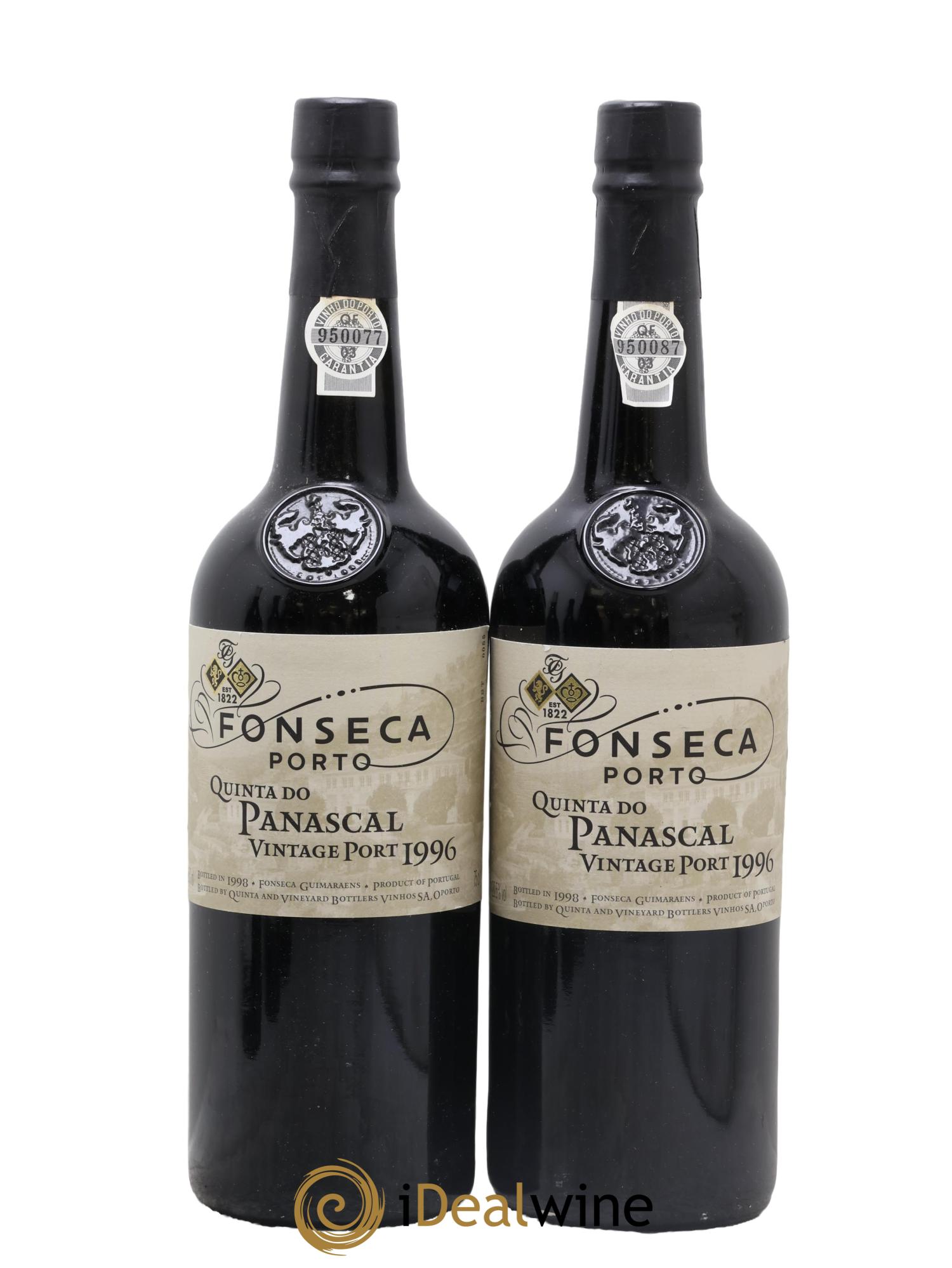 Porto Fonseca Panascal Guimarens 1996 - Lot de 2 bouteilles - 0