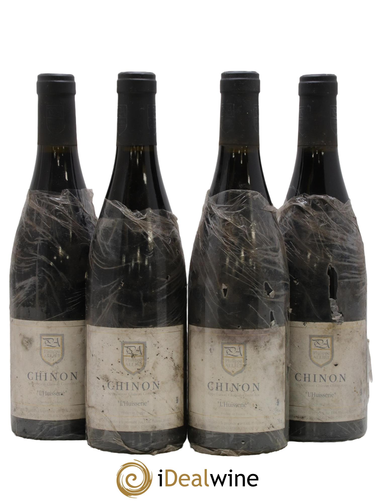 Chinon L'Huisserie Philippe Alliet 2010 - Lot de 4 bouteilles - 0