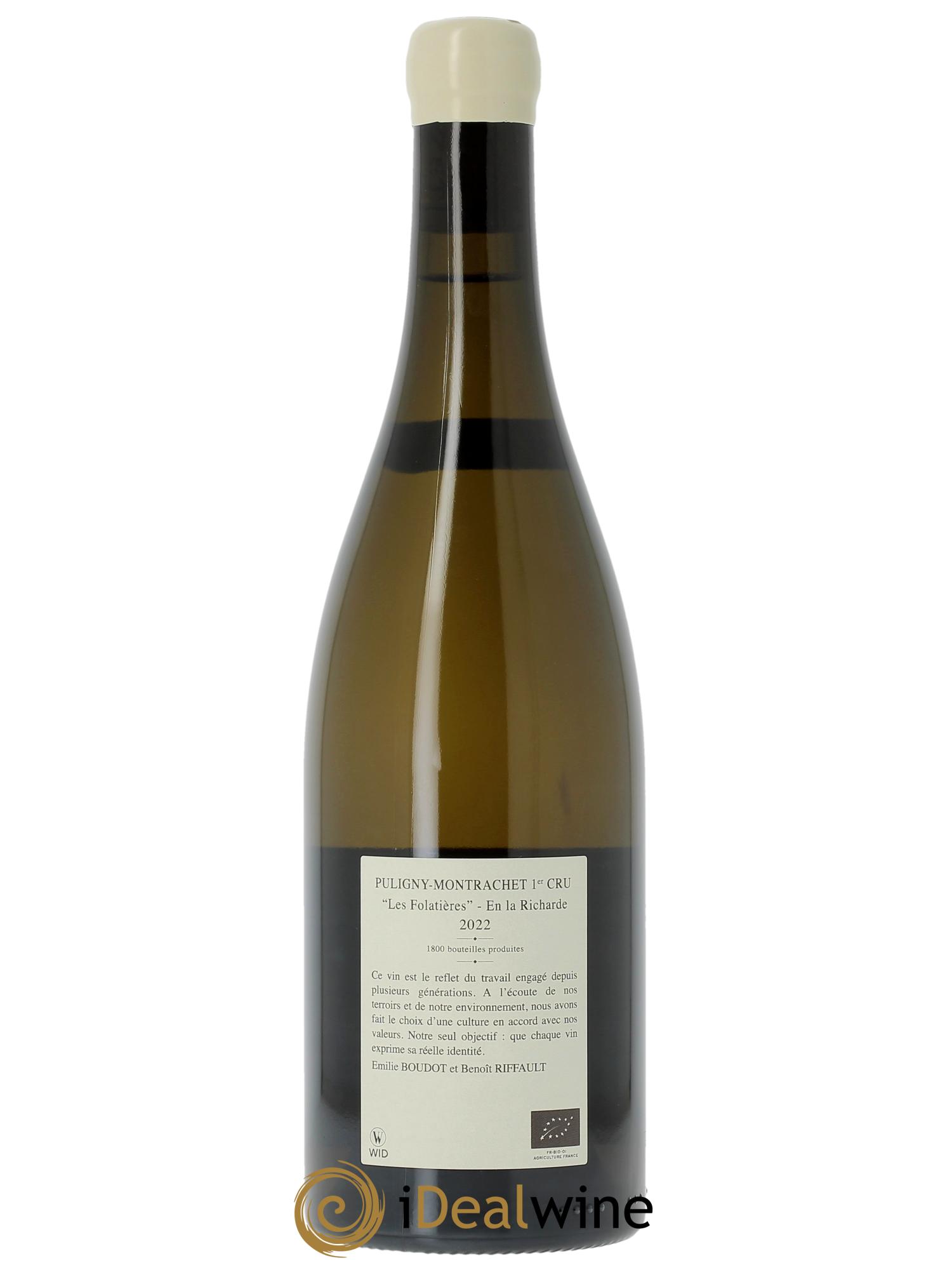 Puligny-Montrachet 1er Cru Les Folatières Etienne Sauzet  2022 - Lotto di 1 bottiglia - 1
