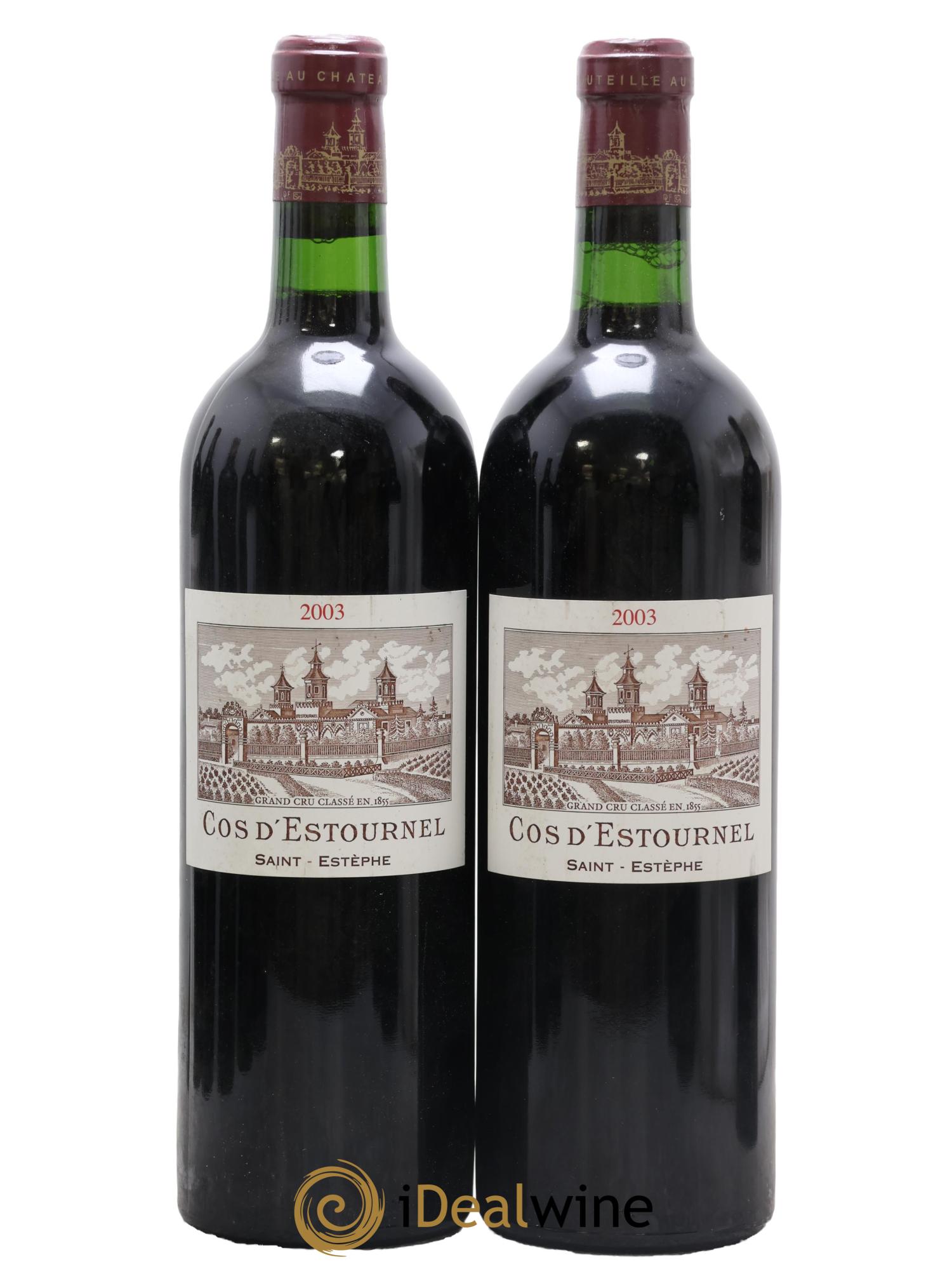 Cos d'Estournel 2ème Grand Cru Classé 2003 - Lot de 2 bouteilles - 0