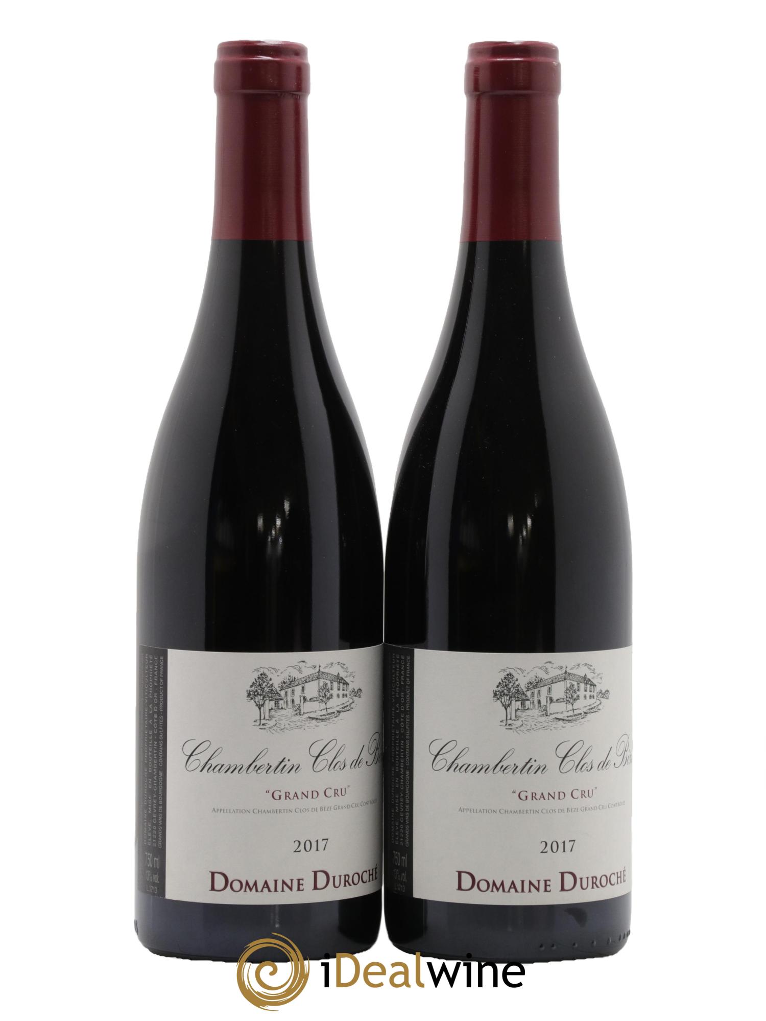 Chambertin Clos de Bèze Grand Cru Duroché (Domaine) 2017 - Lotto di 2 bottiglie - 1