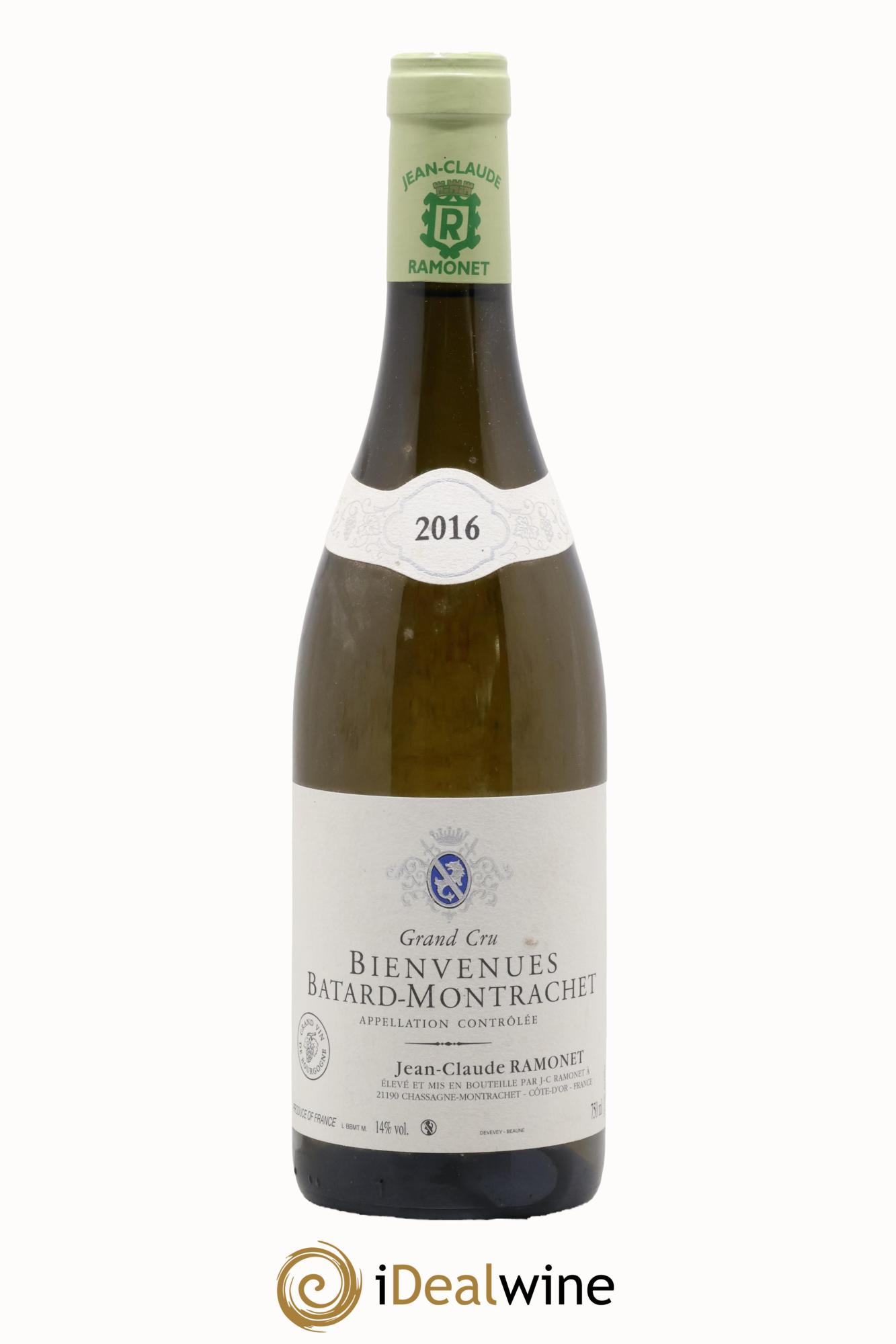 Bienvenues-Bâtard-Montrachet Grand Cru Ramonet (Domaine) 2016 - Lot de 1 bouteille - 0