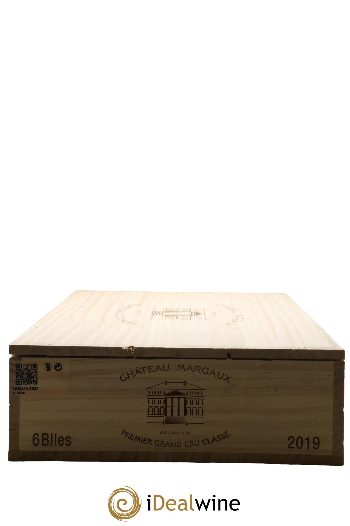 Château Margaux 1er Grand Cru Classé 2019 - Lot de 6 bouteilles - 6
