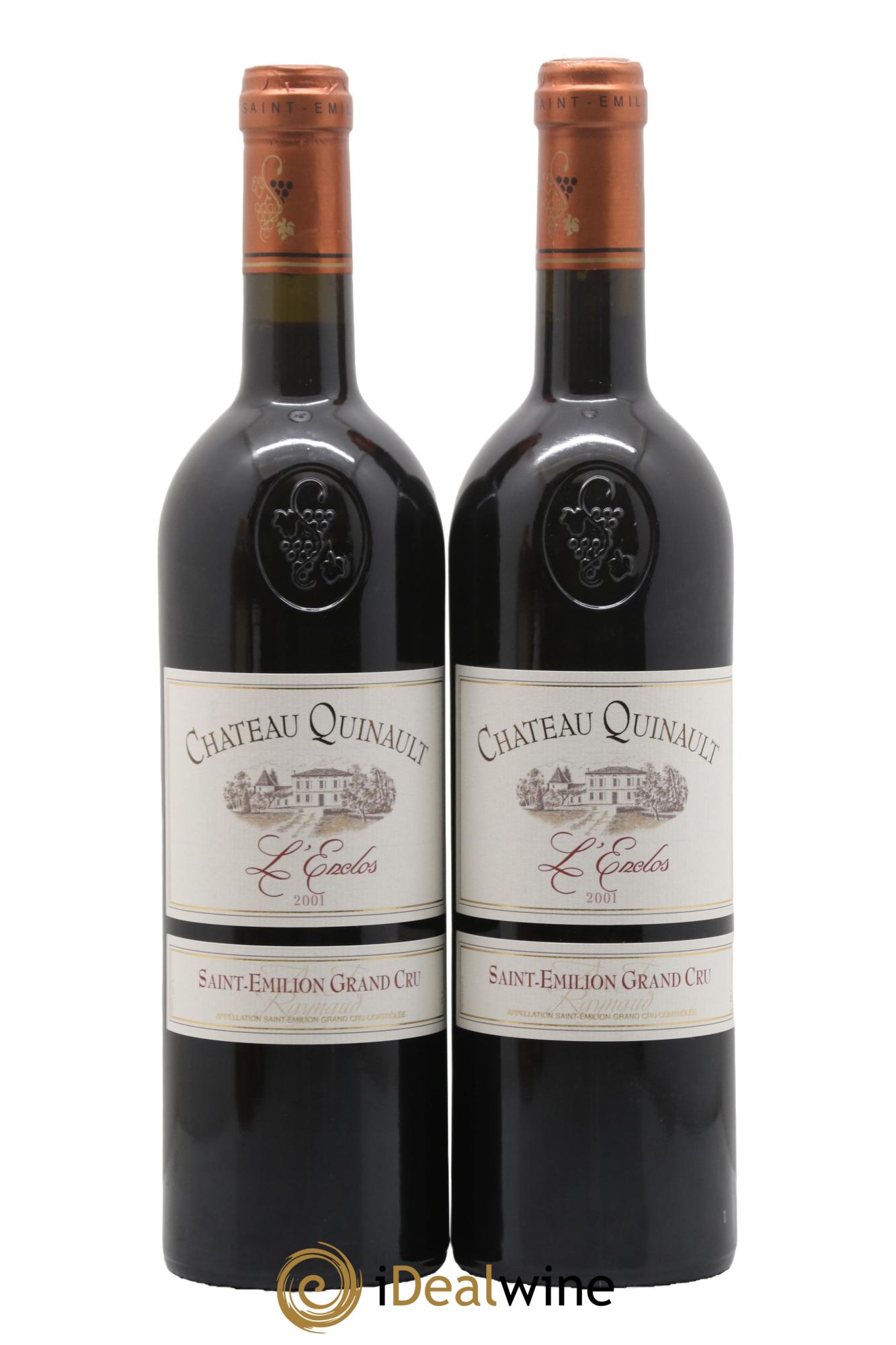 Château Quinault L'Enclos 2001 - Posten von 2 Flaschen - 0