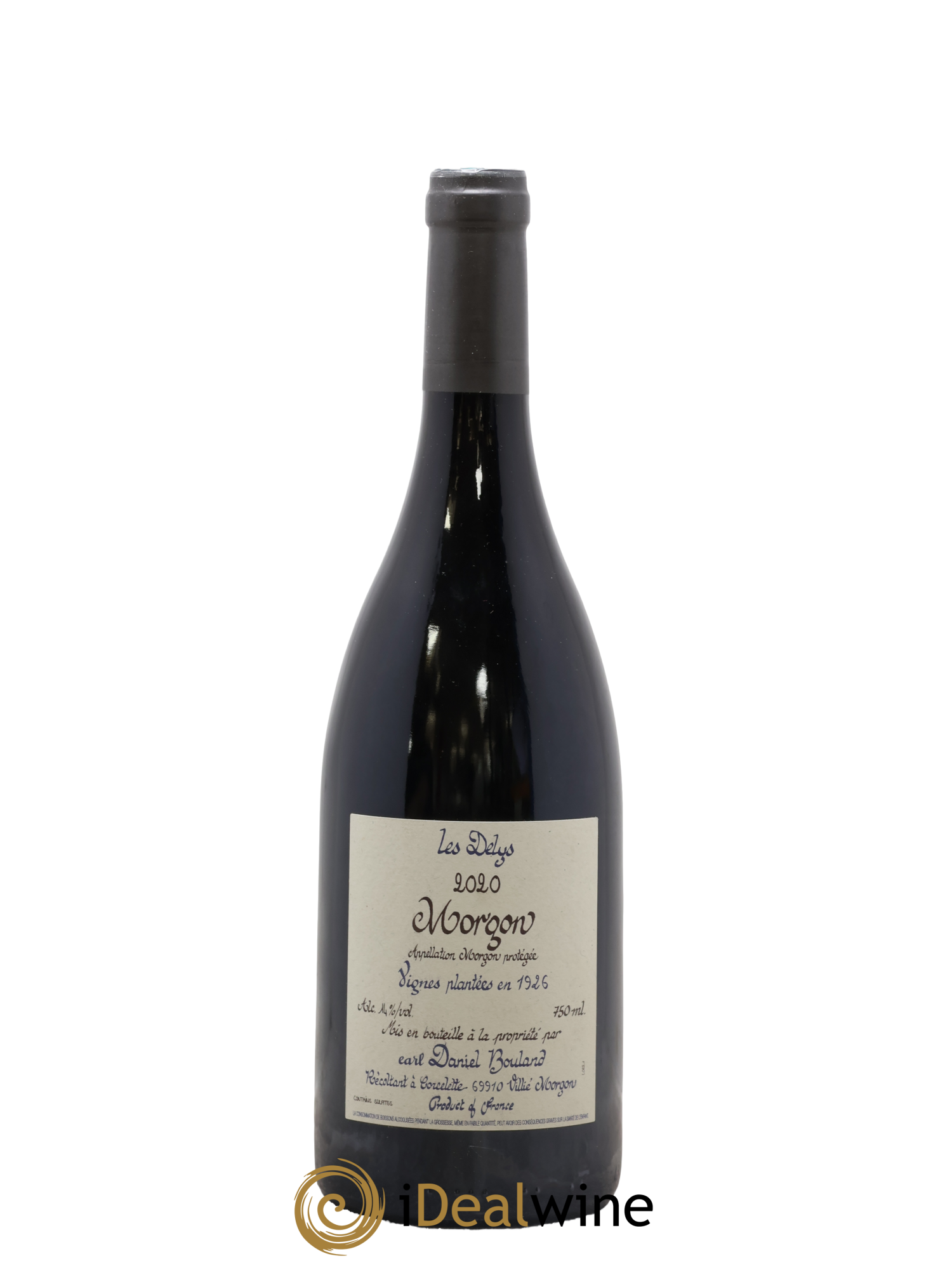 Morgon Les Delys Vielles Vignes de 1926 Daniel Bouland (Domaine) 2020 - Lot of 1 bottle - 0