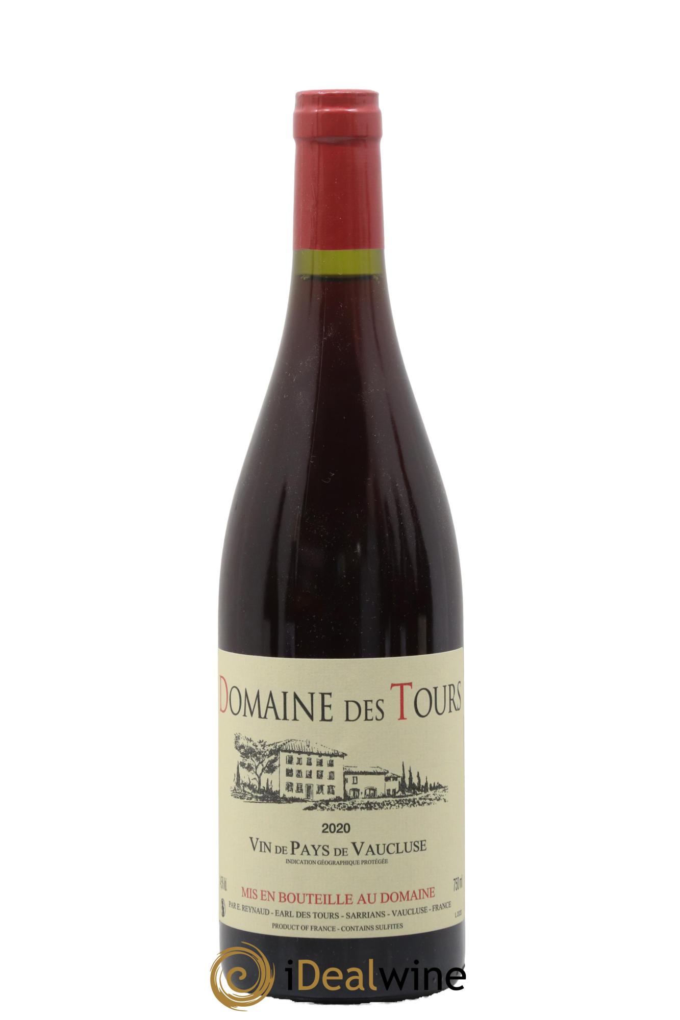IGP Vaucluse (Vin de Pays de Vaucluse) Domaine des Tours Emmanuel Reynaud 2020 - Lot of 1 bottle - 0