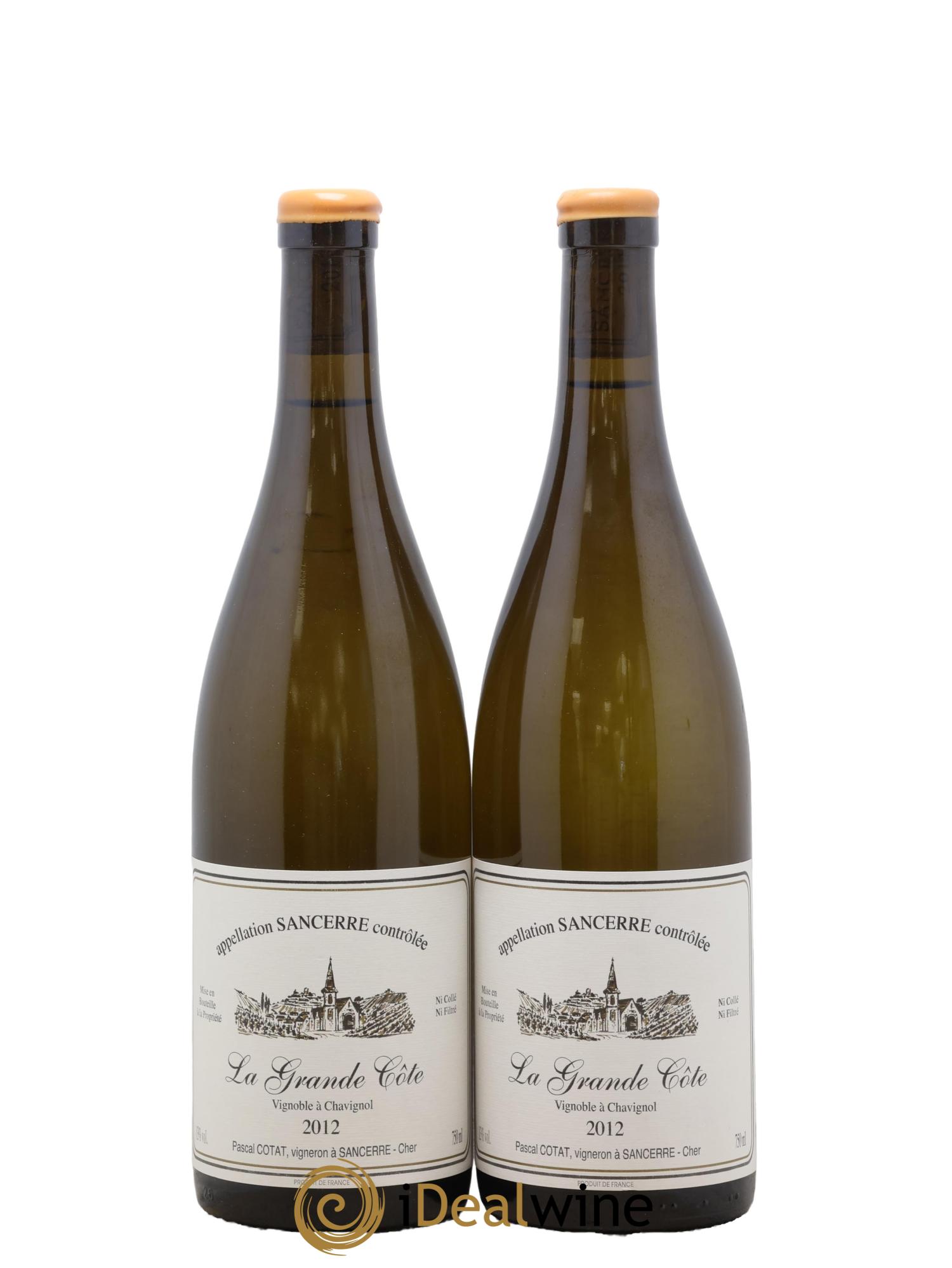 Sancerre La Grande Côte Pascal Cotat 2012 - Lot de 2 bouteilles - 0