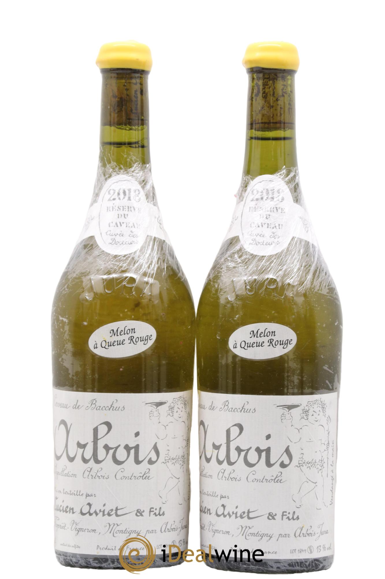 Arbois Melon à Queue Rouge Cuvée des Docteurs Lucien Aviet (Domaine) 2018 - Lot de 2 bouteilles - 0