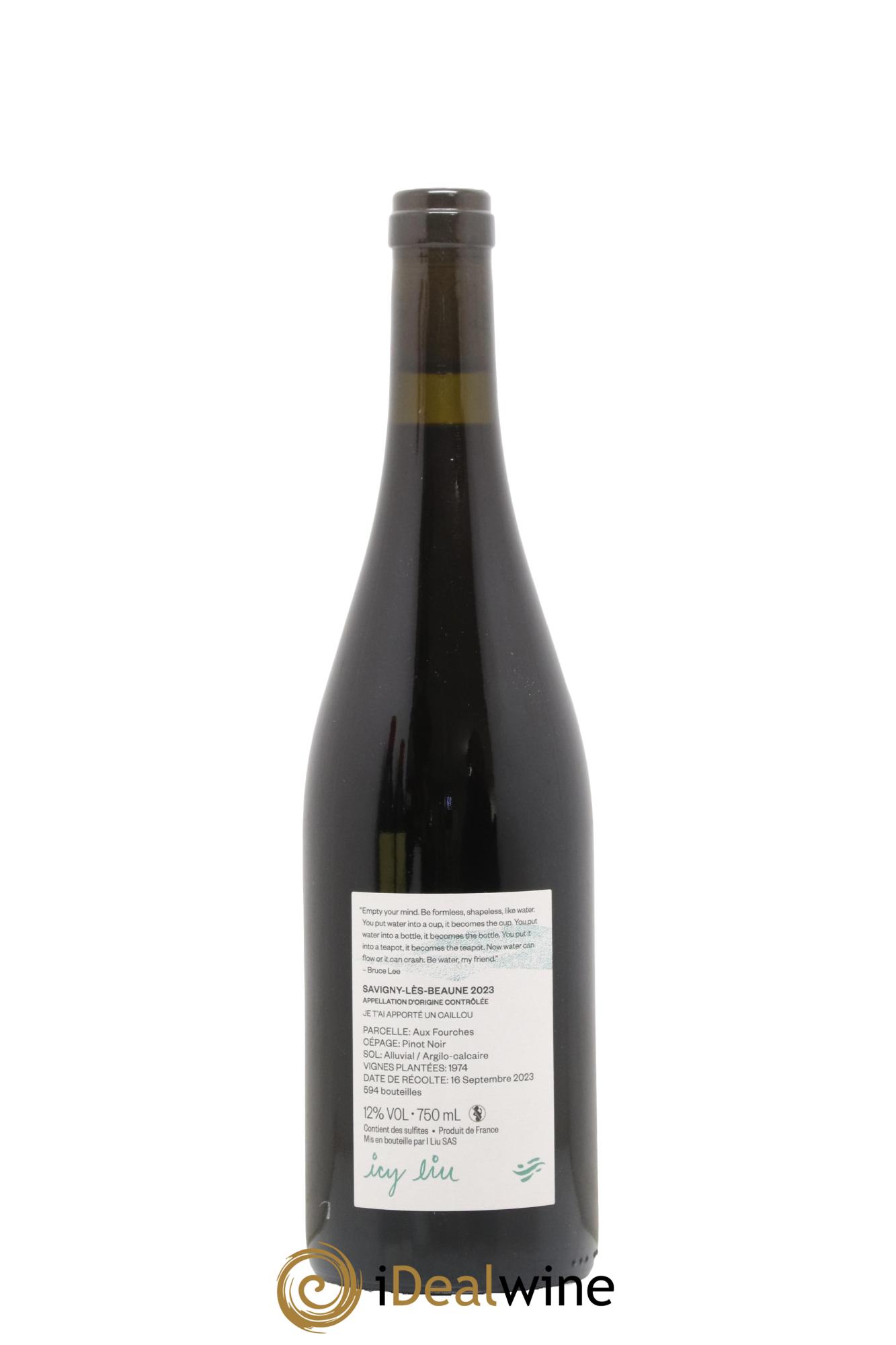 Savigny-lès-Beaune Je T'ai Apporté Un Caillou Icy Liu 2023 - Lot de 1 bouteille - 1