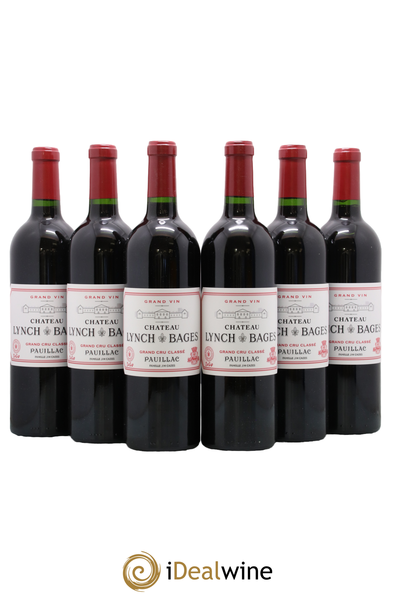 Château Lynch Bages 5ème Grand Cru Classé 2020 - Lot de 6 bouteilles - 0
