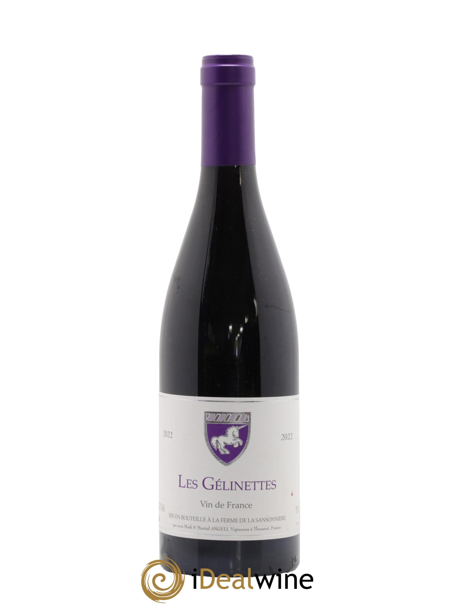 Vin de France Les Gélinettes Mark Angeli (Domaine) - Ferme de la Sansonnière 2022 - Lot de 1 bouteille - 0
