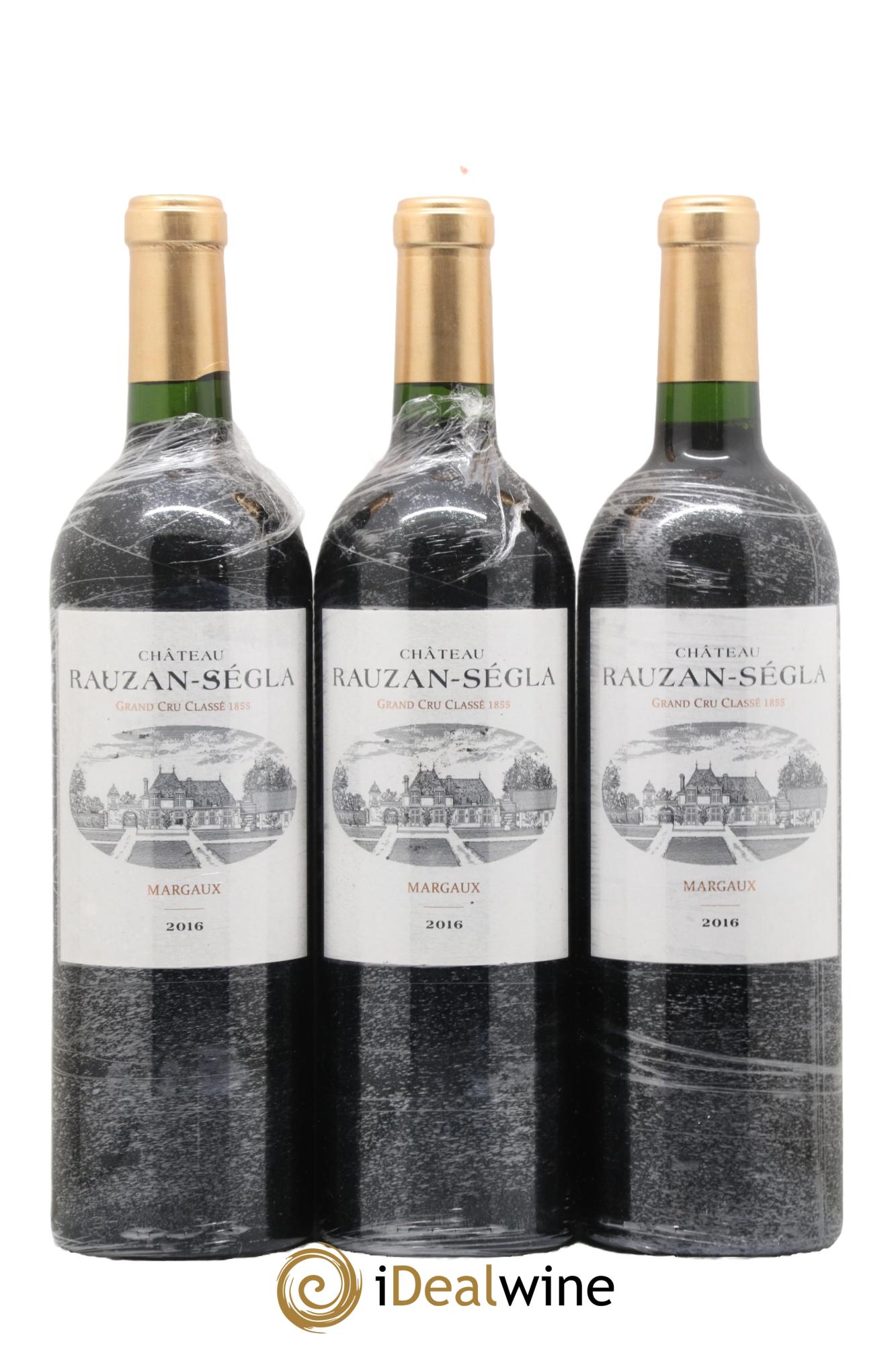 Château Rauzan Ségla Grand Cru Classé 2016 - Lot of 3 bottles - 0