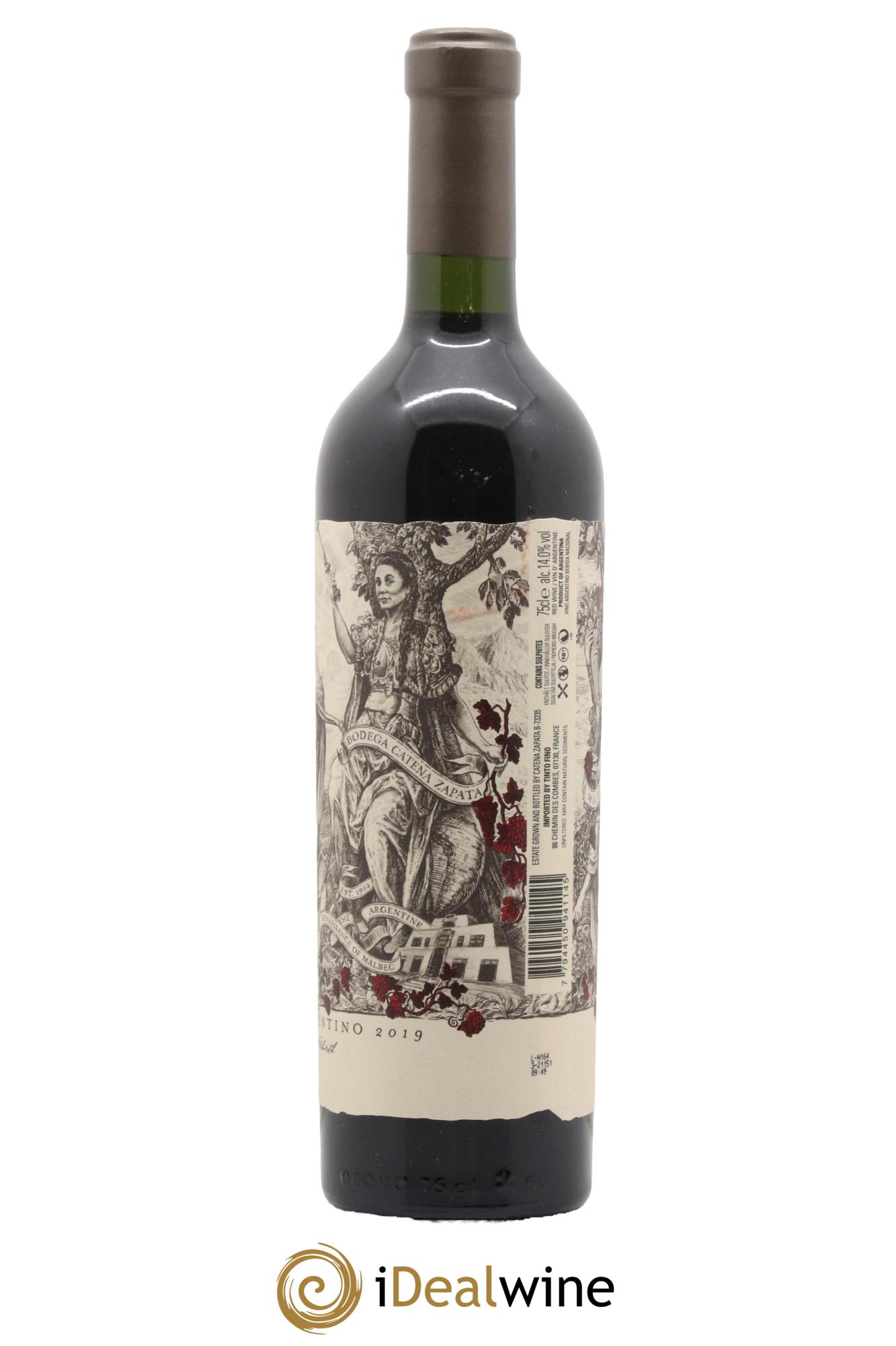 Mendoza Catena Malbec Argentino 2019 - Lot of 1 bottle - 1