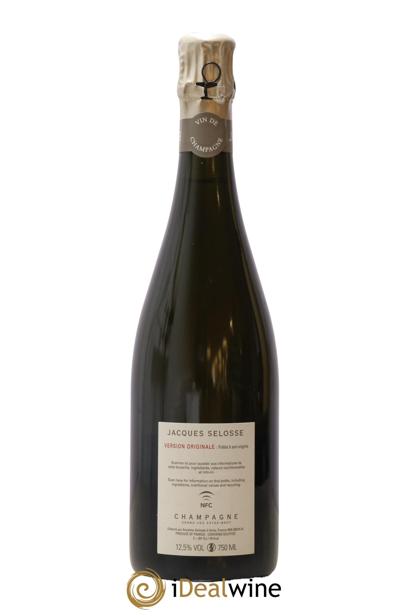 Version Originale Jacques Selosse - Posten von 1 Flasche - 1