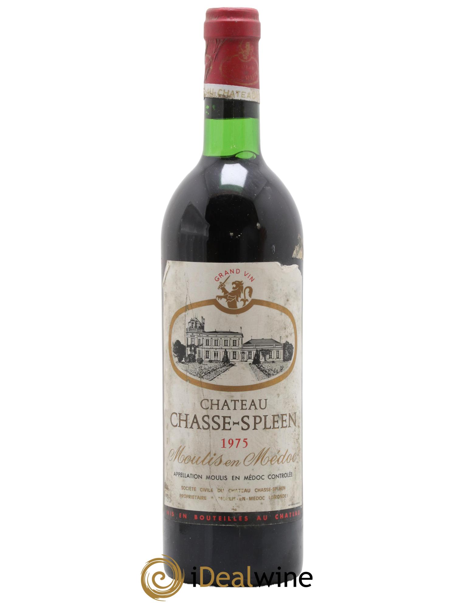 Château Chasse Spleen 1975 - Lot de 1 bouteille - 0