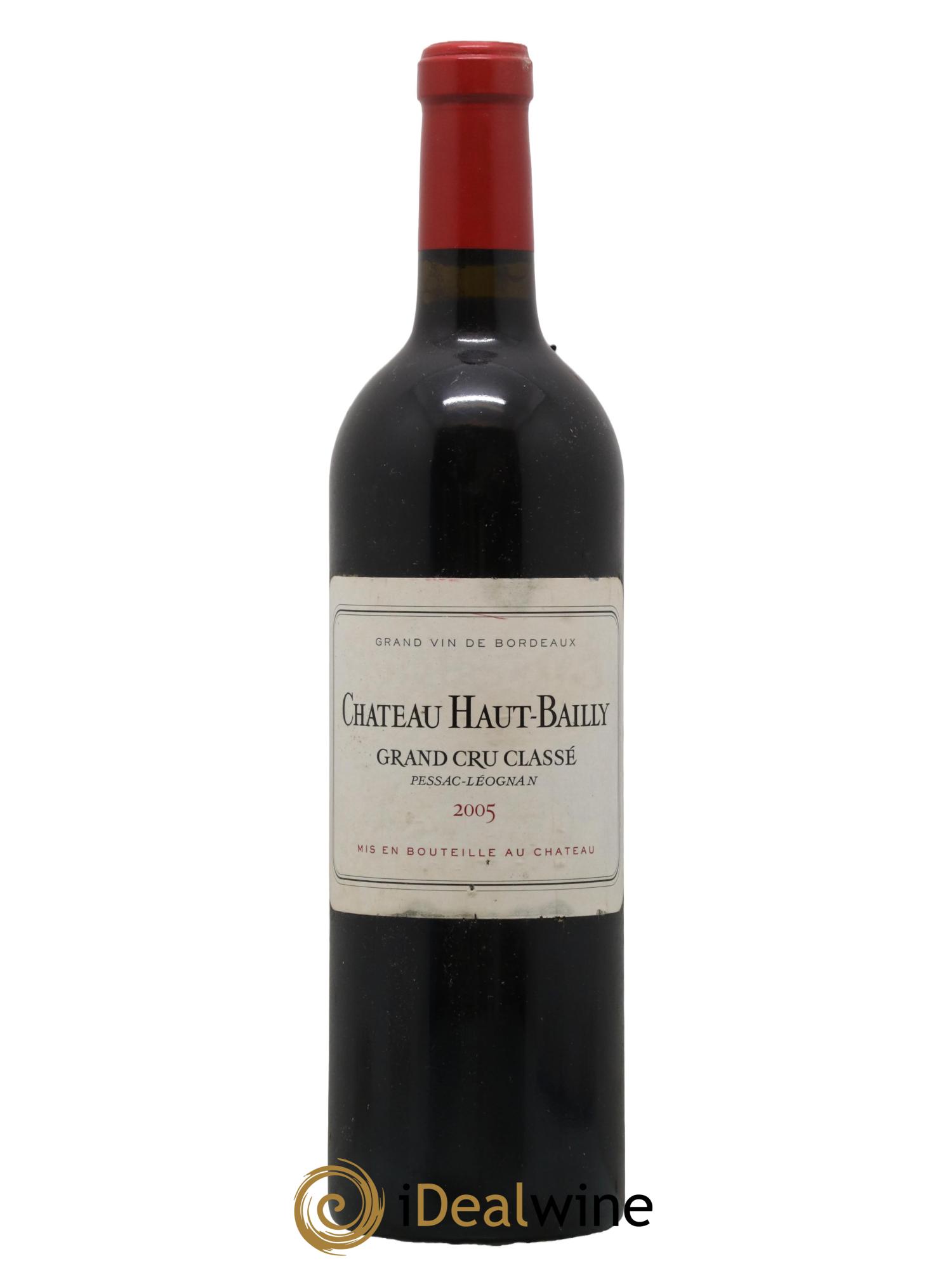 Château Haut-Bailly Cru Classé de Graves 2005 - Lot de 1 bouteille - 0