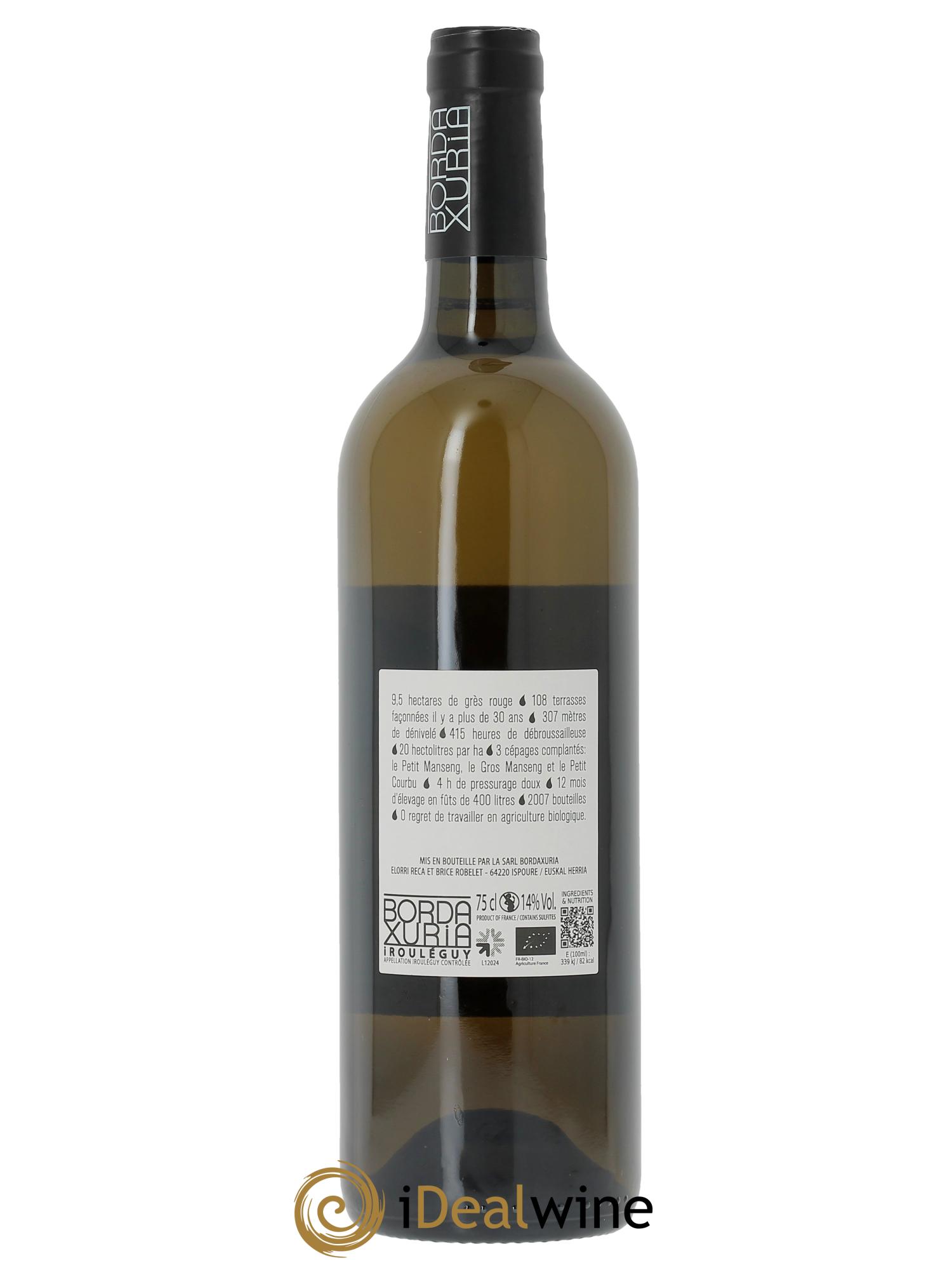 Irouléguy Errotik Domaine Bordaxuria  2024 - Lot de 1 bouteille - 1