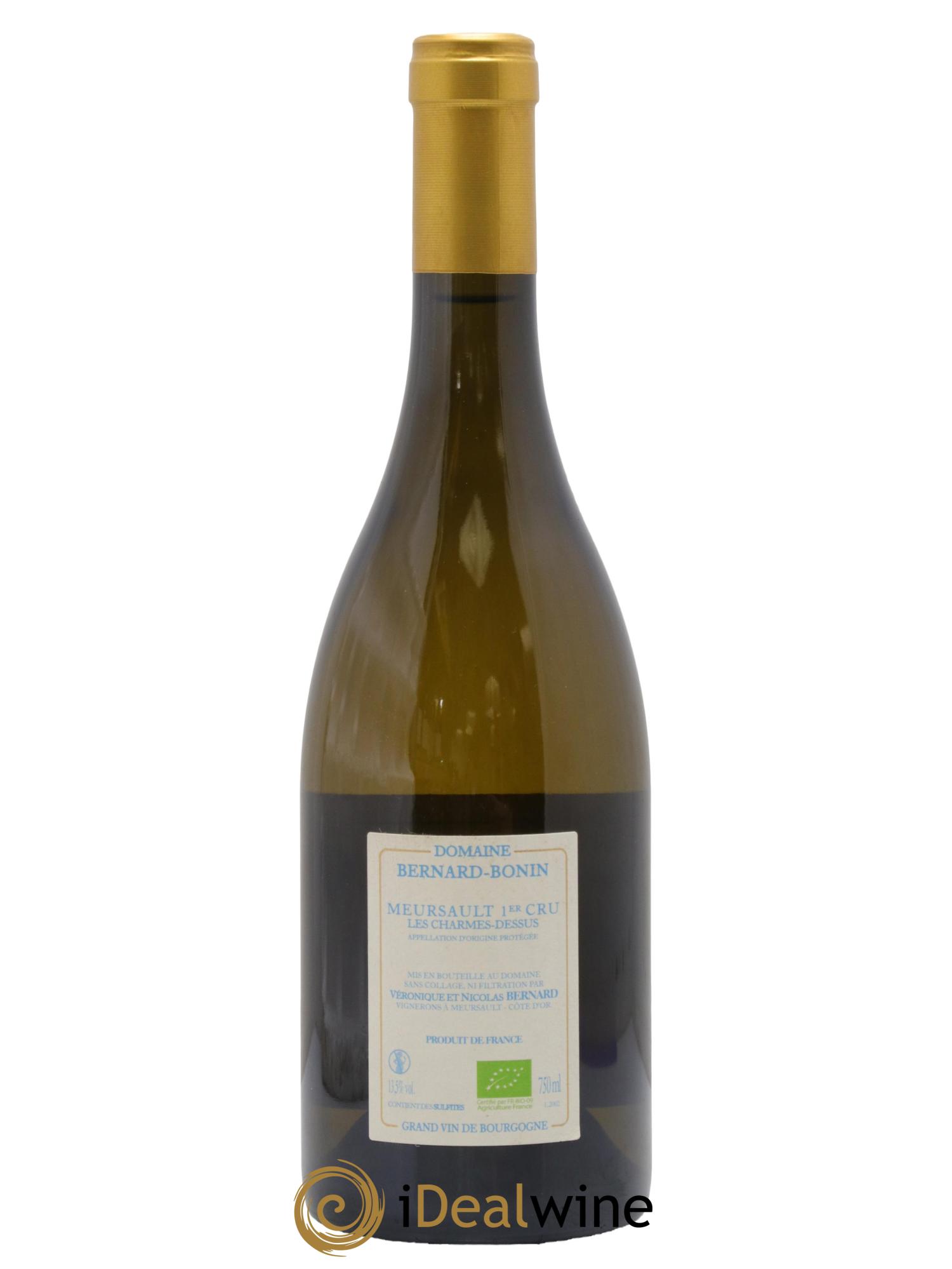 Meursault 1er Cru Les Charmes Dessus Bernard Bonin 2020 - Lot de 1 bouteille - 1