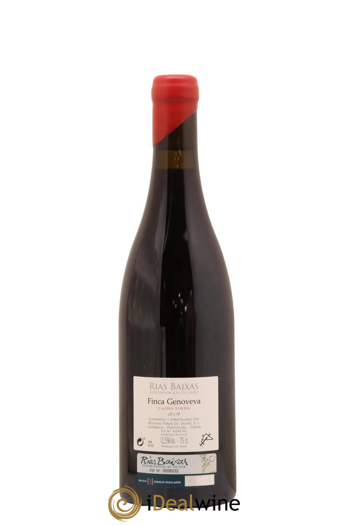 Espagne Rias Baixas Finca Genovena Caino Tinto del Salnes 2019 - Lot de 1 bouteille - 1