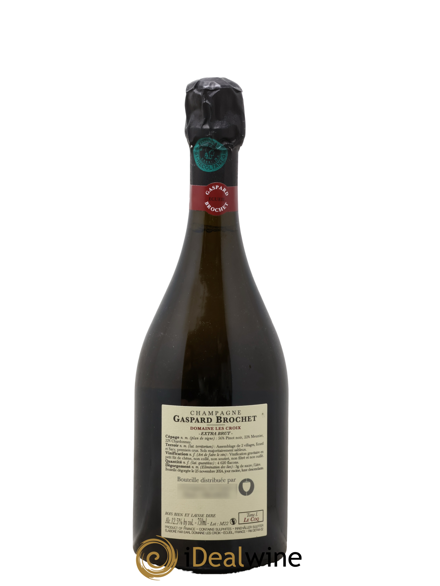 Champagne Le Coq Tome I Mason Gaspard Brochet - Posten von 1 Flasche - 1