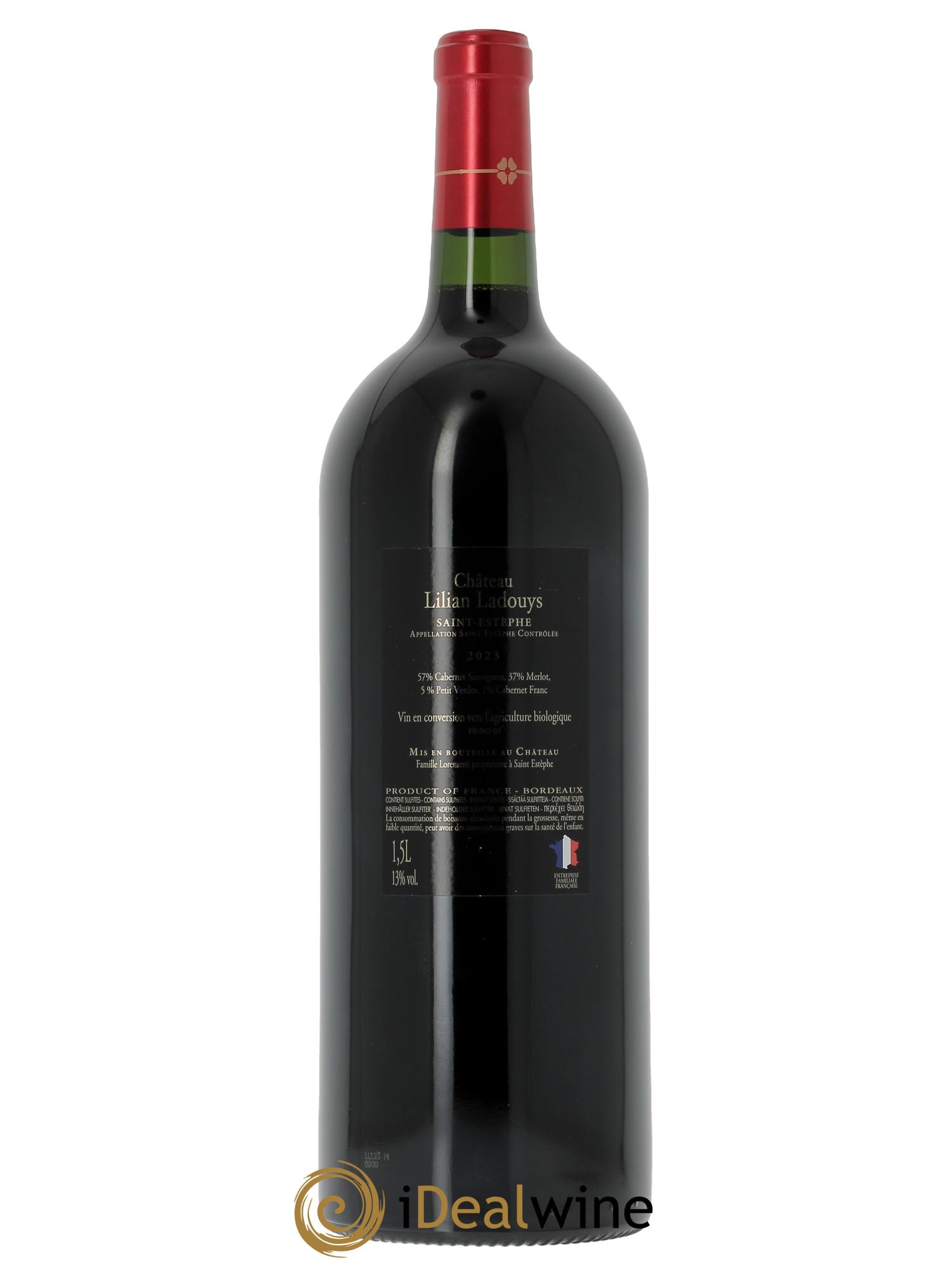 Château Lilian Ladouys Cru Bourgeois 2023 - Lot de 1 magnum - 1