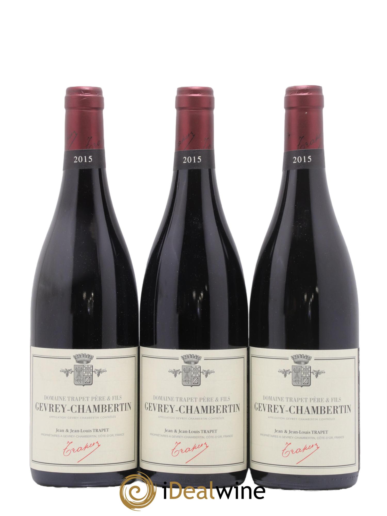 Gevrey-Chambertin Domaine Trapet 2015 - Lotto di 3 bottiglie - 0