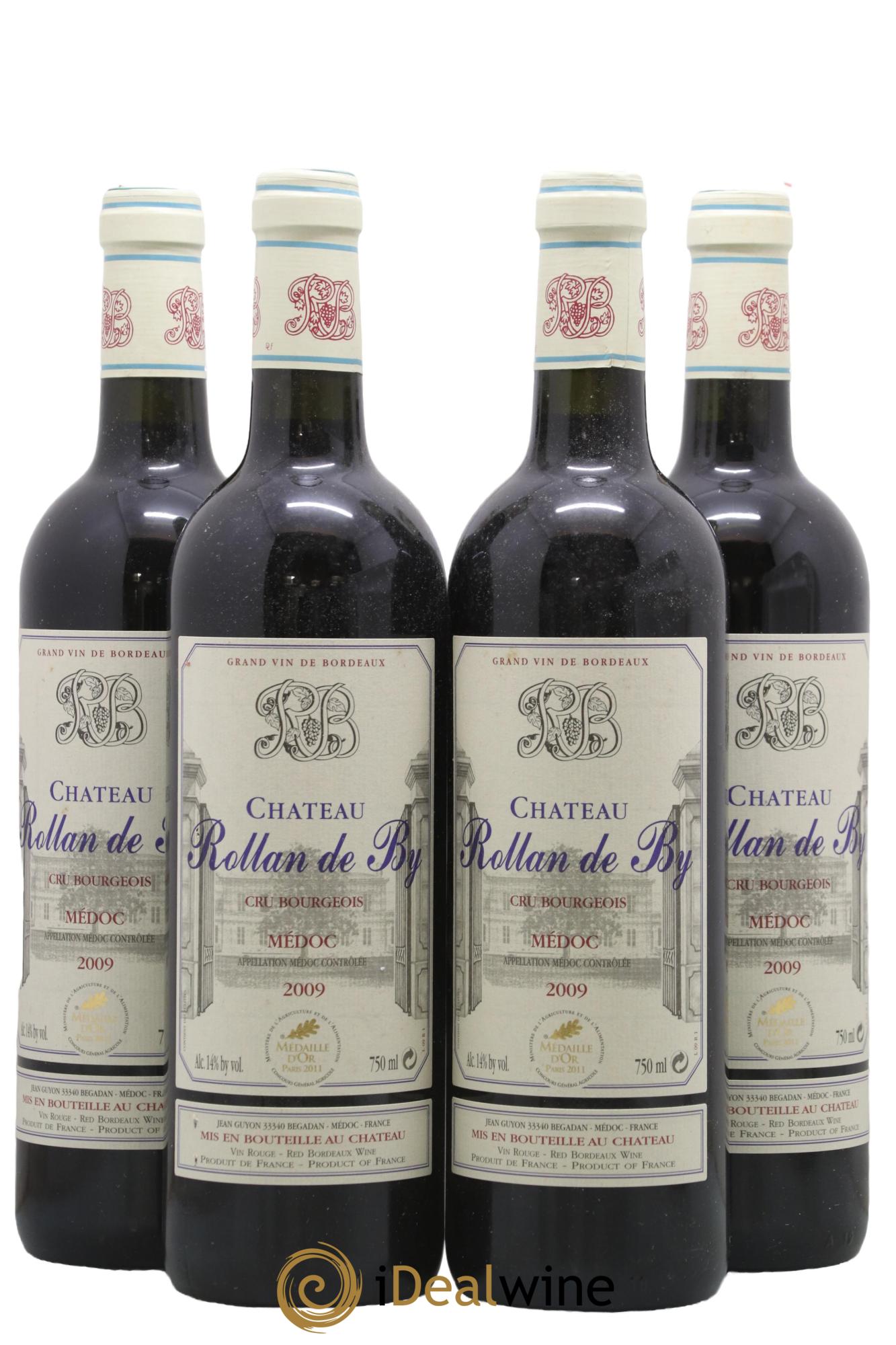 Château Rollan de By Cru Bourgeois 2009 - Lot de 4 bouteilles - 0