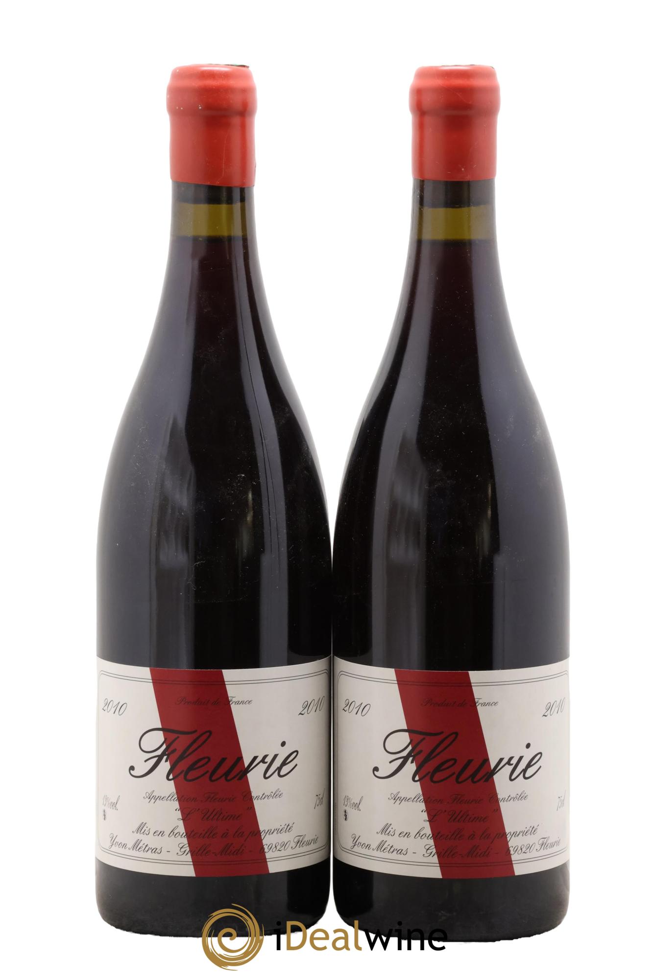 Fleurie l'Ultime Yvon Métras 2010 - Lot de 2 bouteilles - 0