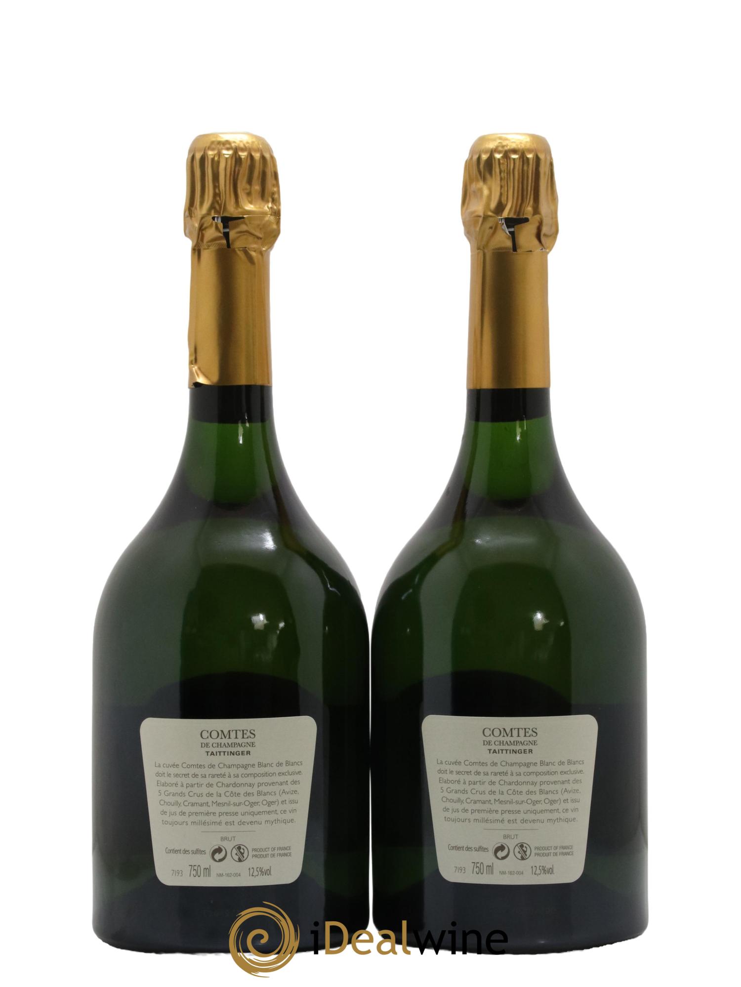 Comtes de Champagne Taittinger 2008 - Lotto di 2 bottiglie - 1