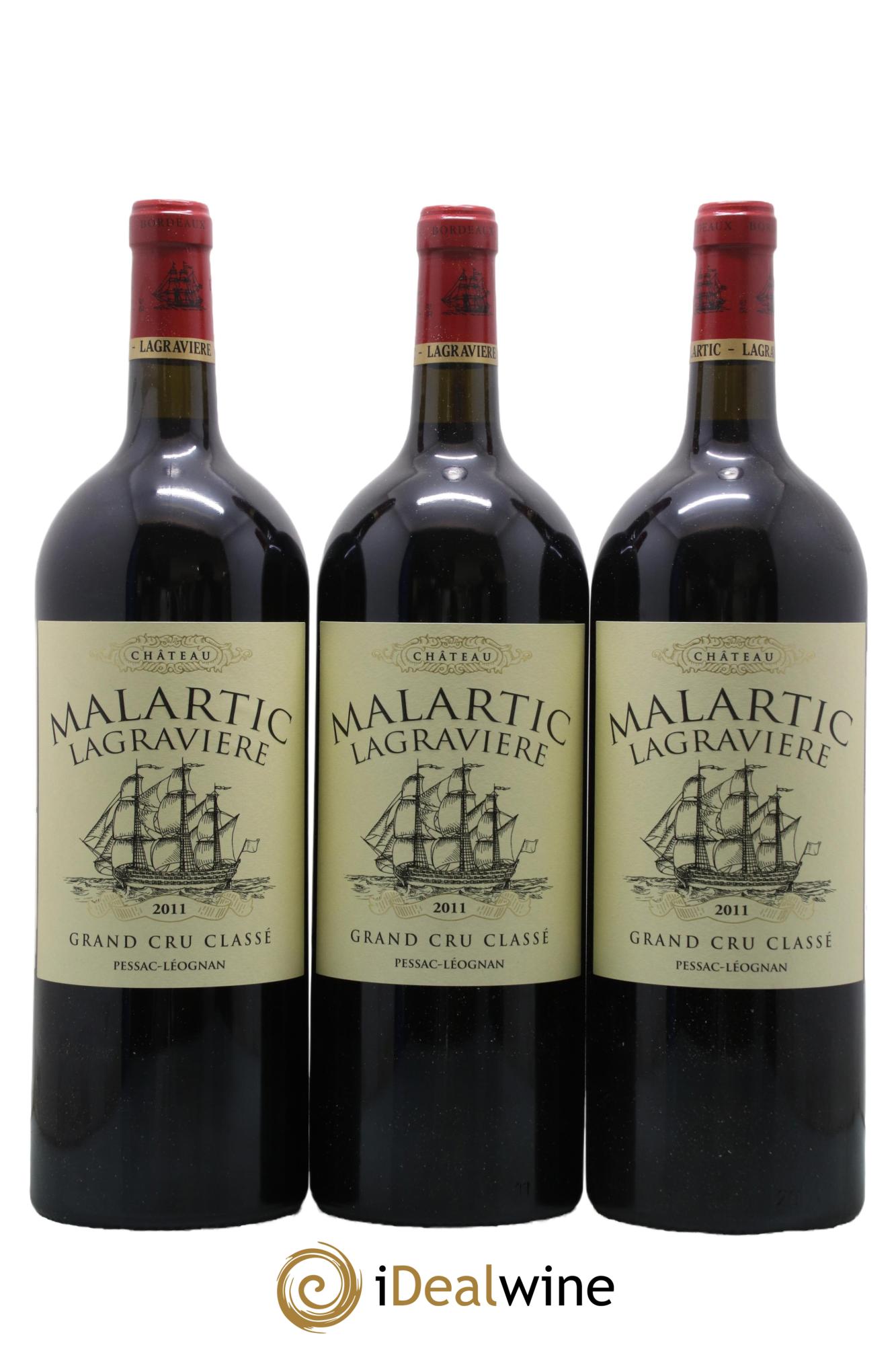 Château Malartic-Lagravière Cru Classé de Graves 2011 - Lot de 6 magnums - 2