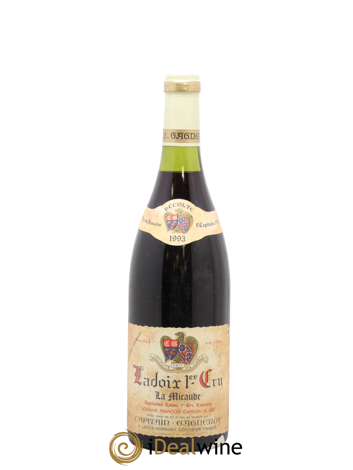 Ladoix 1er Cru La Miraude Capitain-Gagnerot 1993 - Posten von 1 Flasche - 0