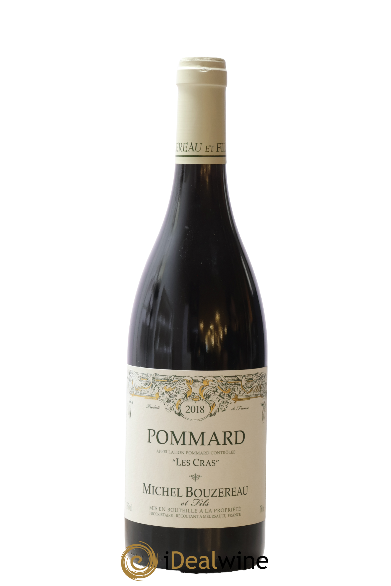 Pommard Les Cras Michel Bouzereau et Fils (Domaine) 2018 - Lot de 1 bouteille - 0