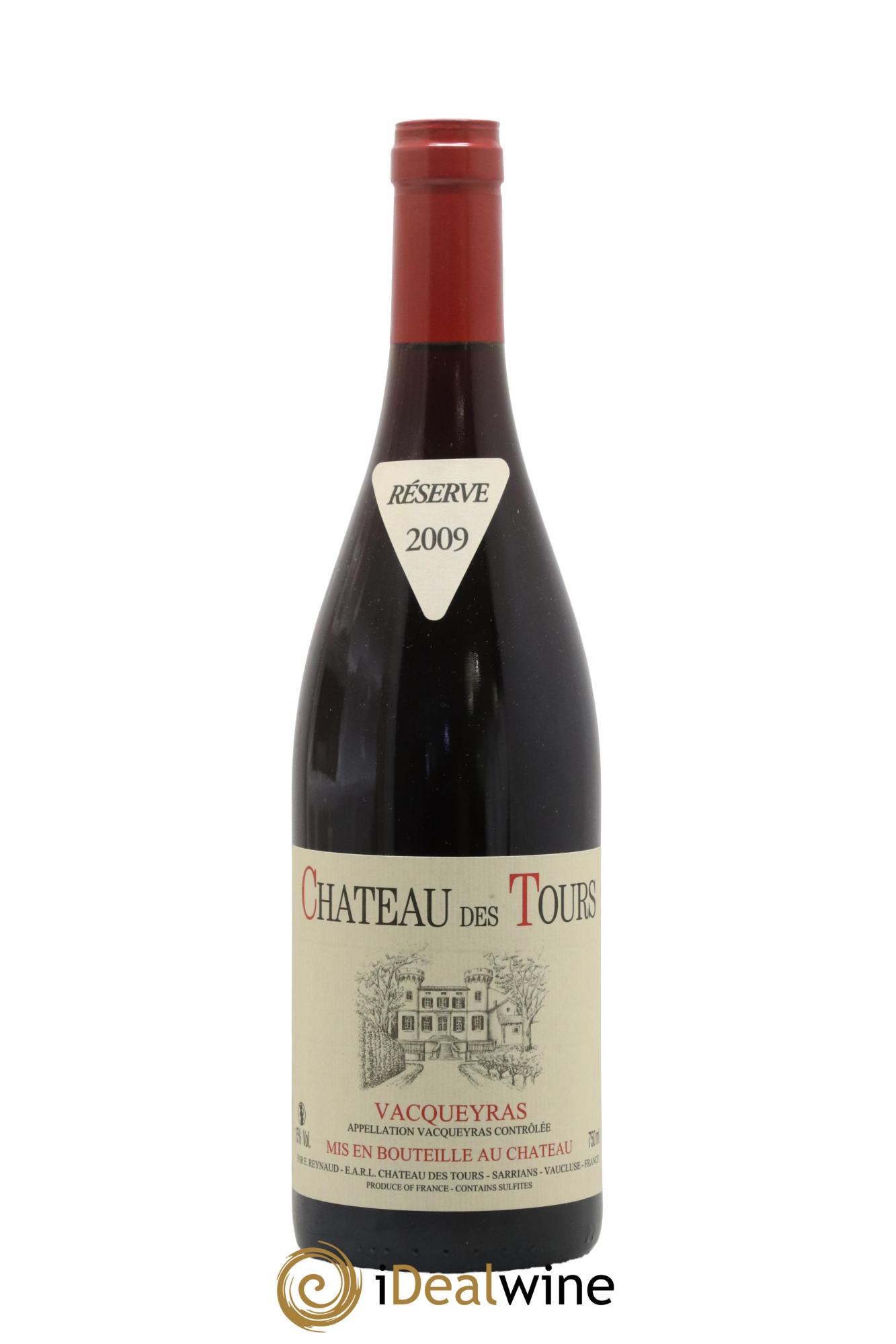 Vacqueyras Château des Tours Emmanuel Reynaud 2009 - Lot of 1 bottle - 0
