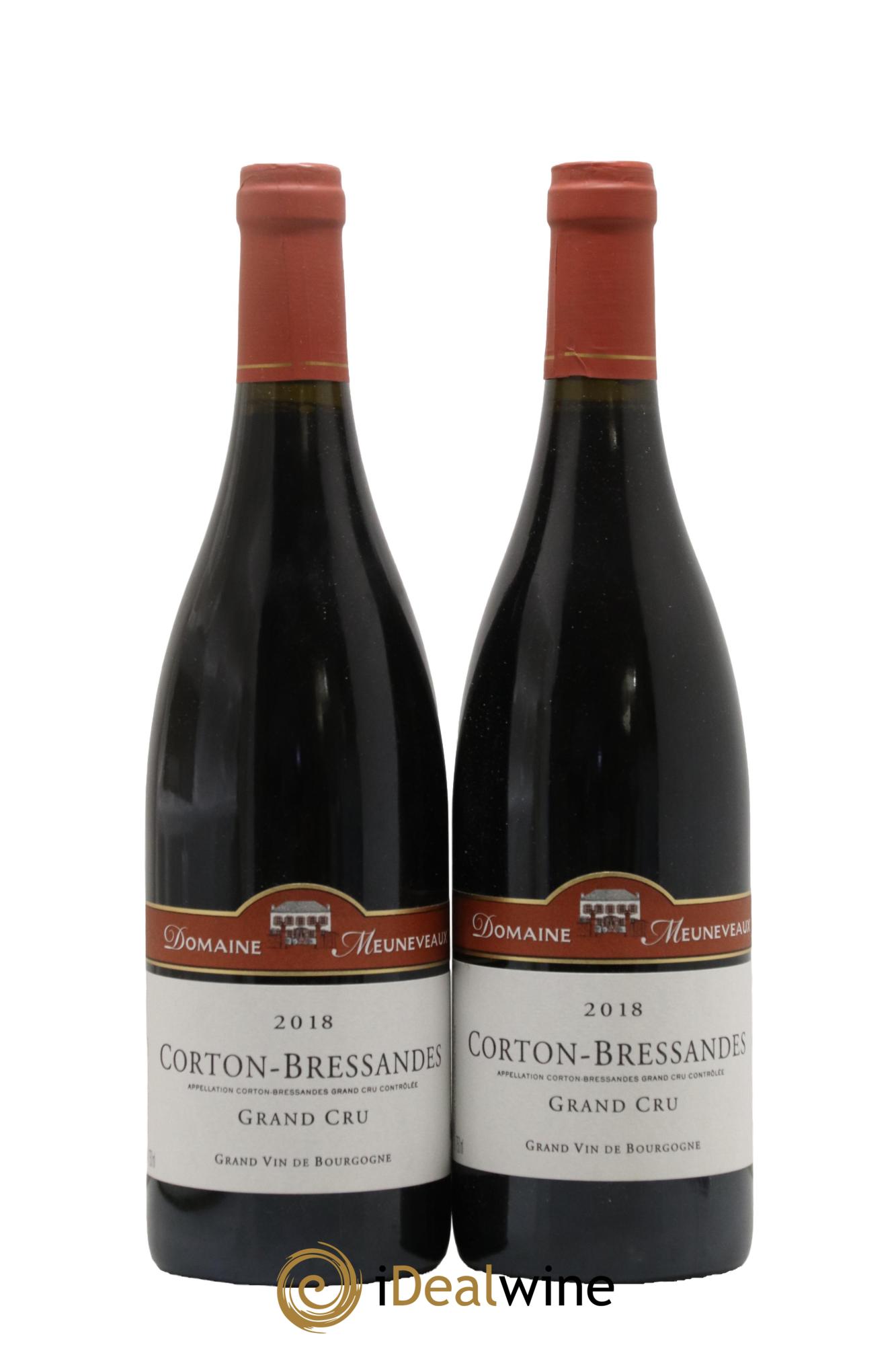 Corton Grand Cru Bressandes Domaine Meuneveaux 2018 - Lot of 2 bottles - 0