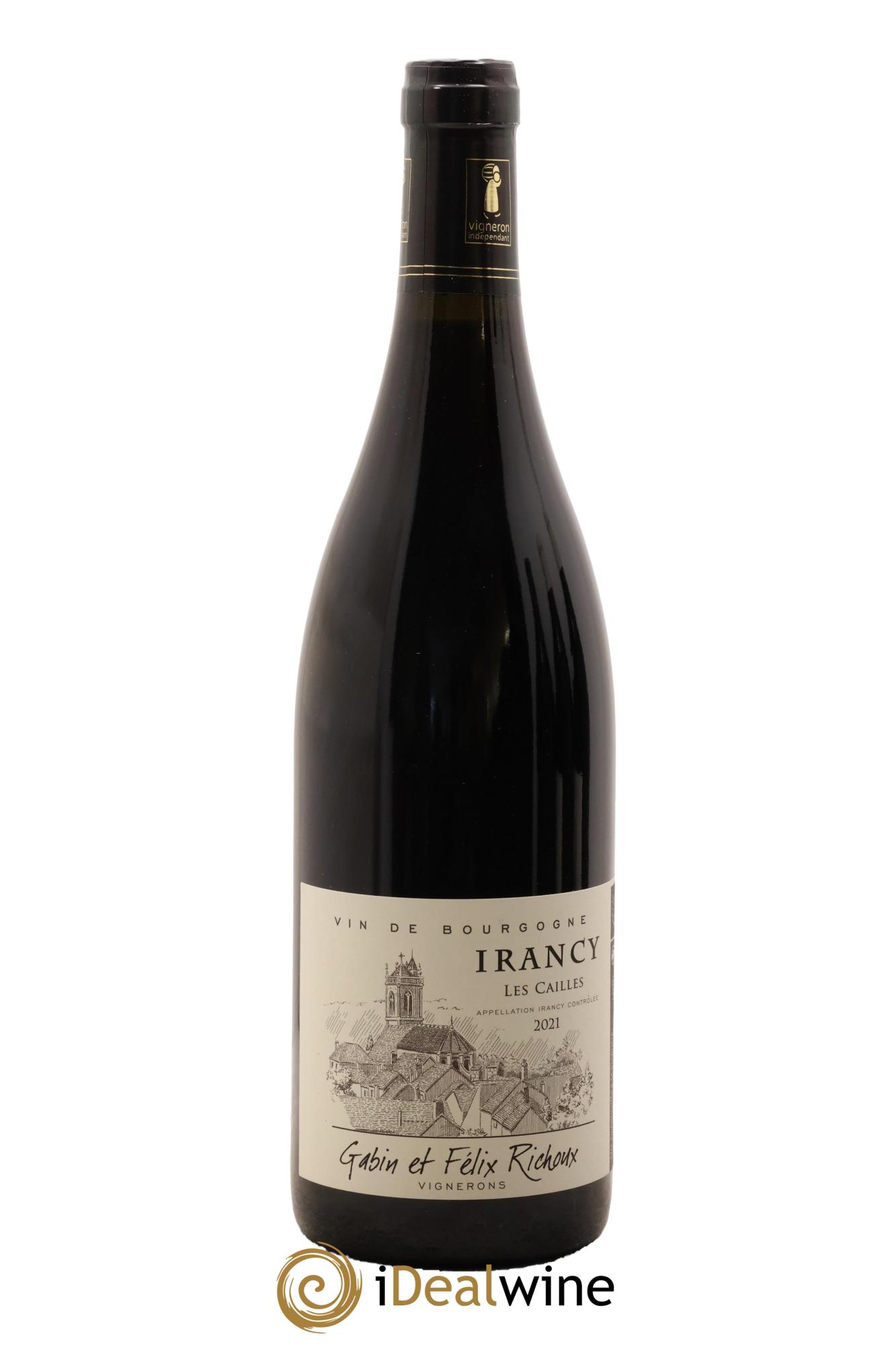 Irancy Les Cailles Gabin et Félix 2021 - Lot de 1 bouteille - 0