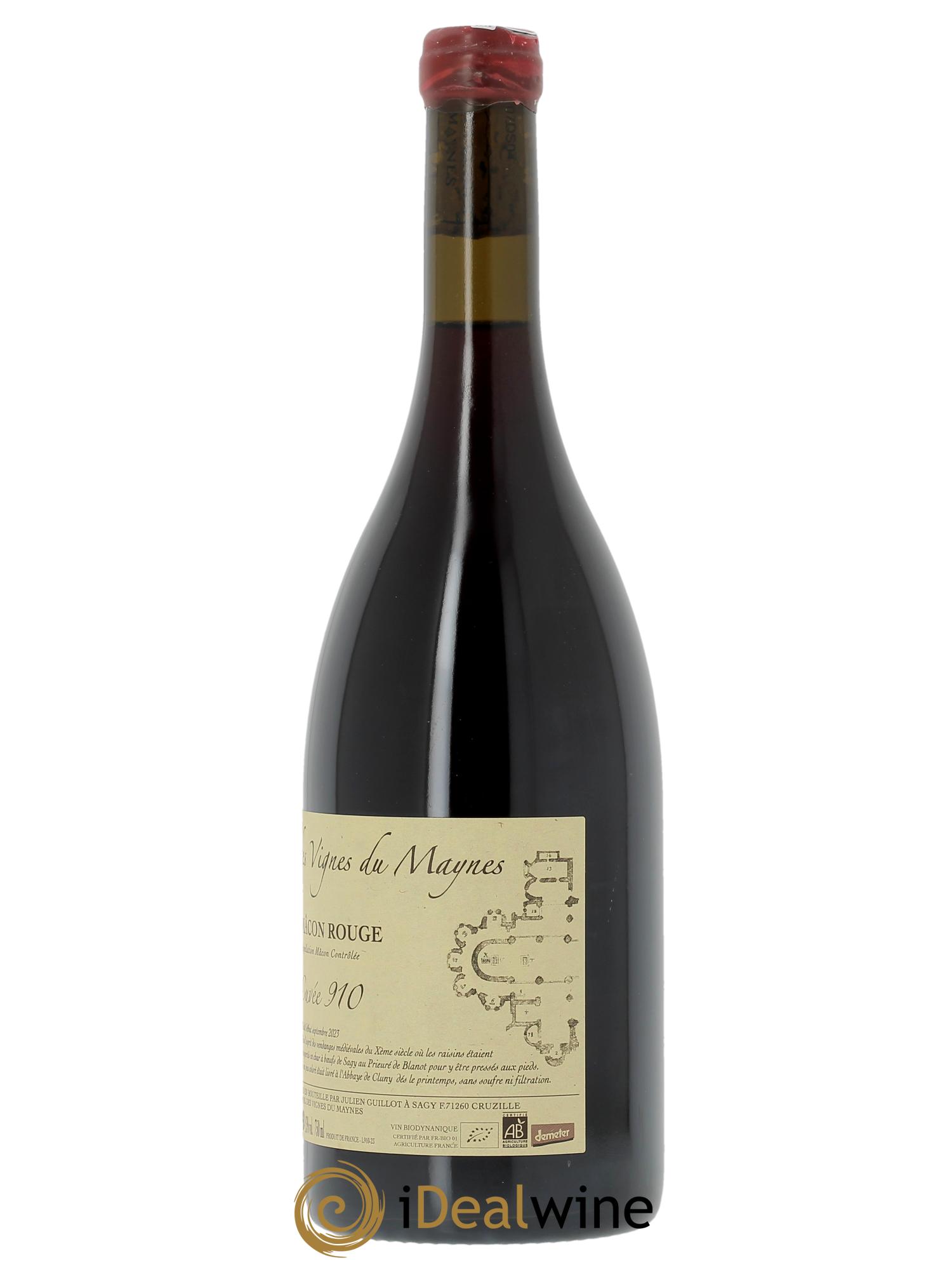 Mâcon Cuvée 910 Les Vignes du Maynes 2023 - Lot of 1 bottle - 1