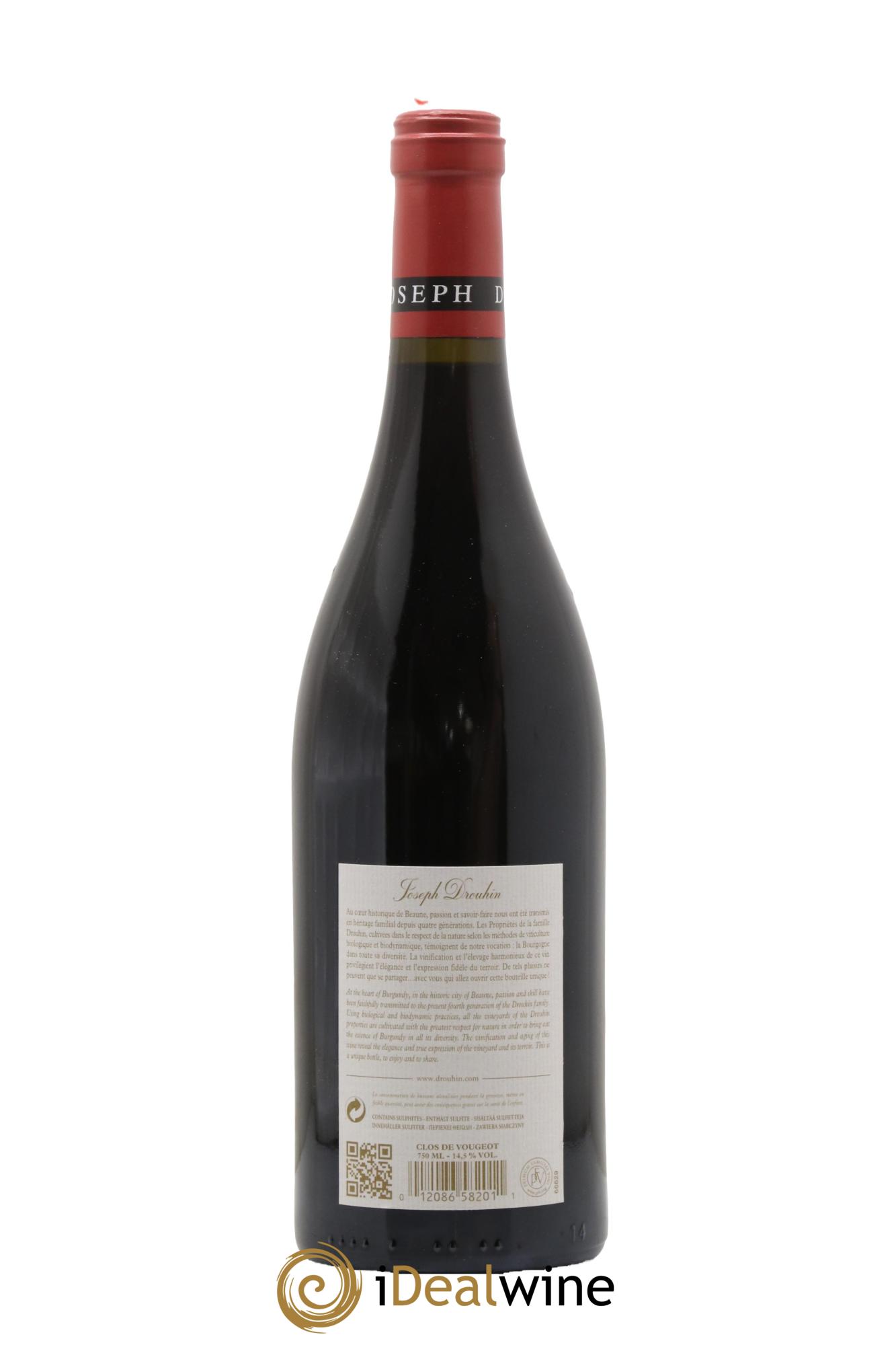 Clos de Vougeot Grand Cru Joseph Drouhin 2019 - Lotto di 1 bottiglia - 1