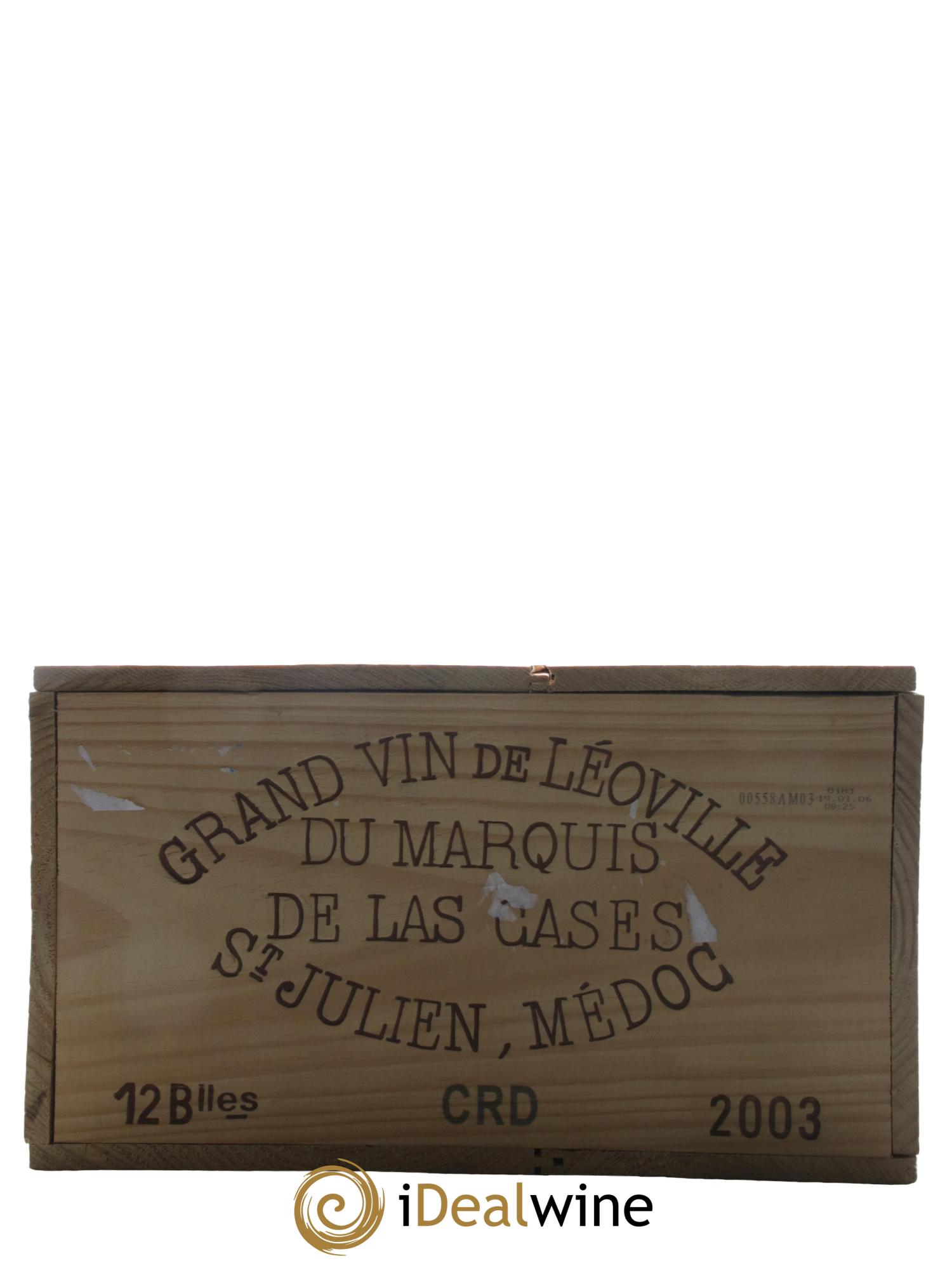 Château Léoville Las Cases 2ème Grand Cru Classé 2003 - Lot of 12 bottles - 5
