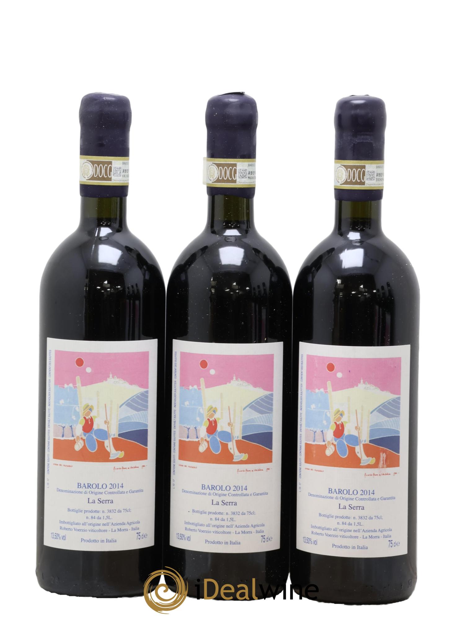 Barolo DOCG La Serra Roberto Voerzio 2014 - Lot of 6 bottles - 1