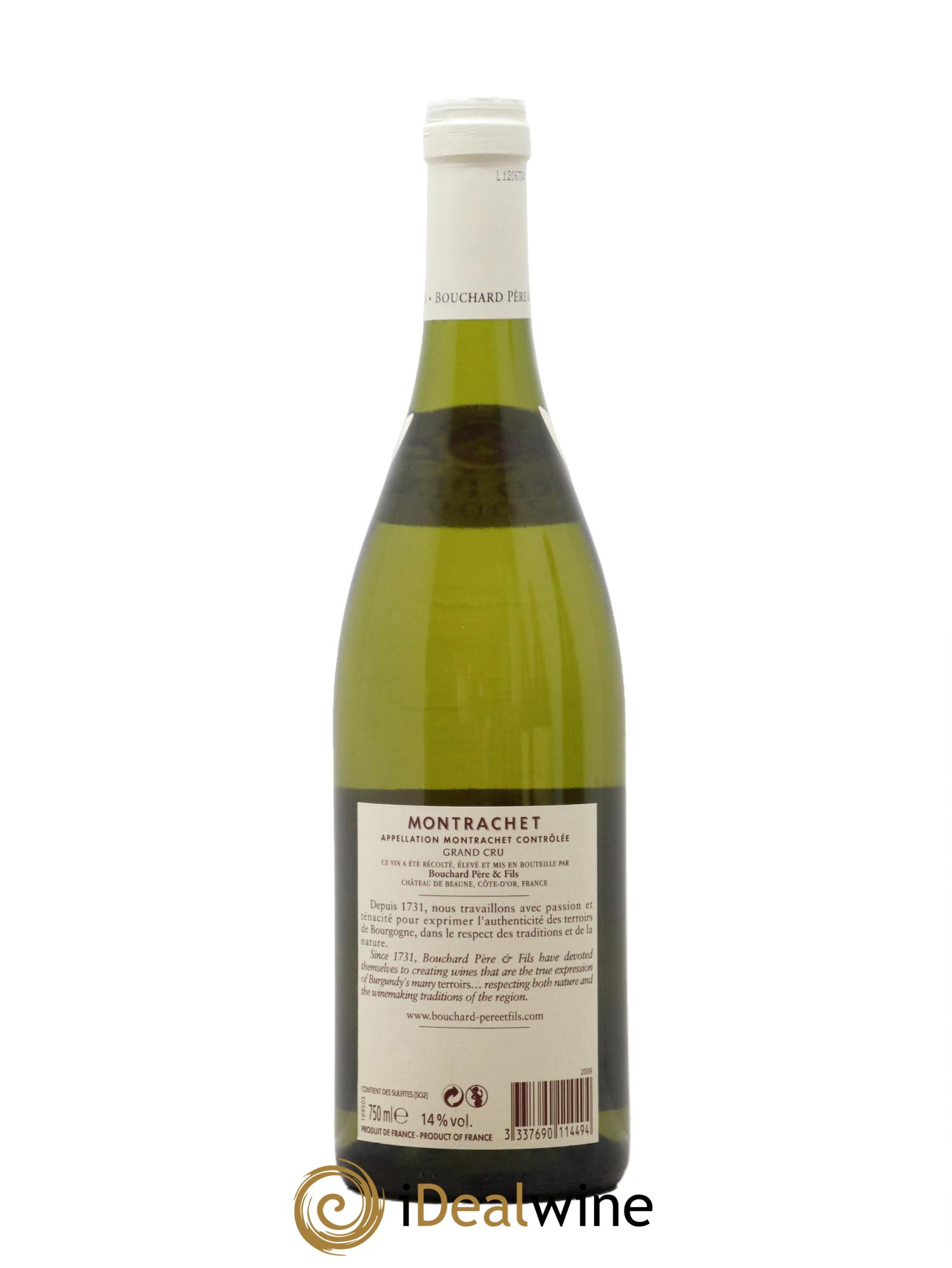 Montrachet Grand Cru Bouchard Père & Fils 2009 - Lot de 1 bouteille - 1