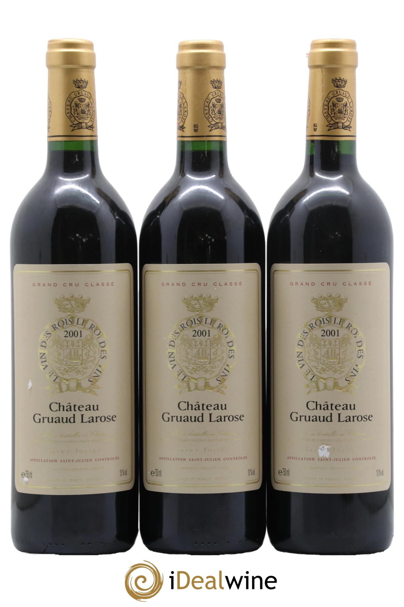 Château Gruaud Larose 2ème Grand Cru Classé 2001 - Lot of 12 bottles - 1