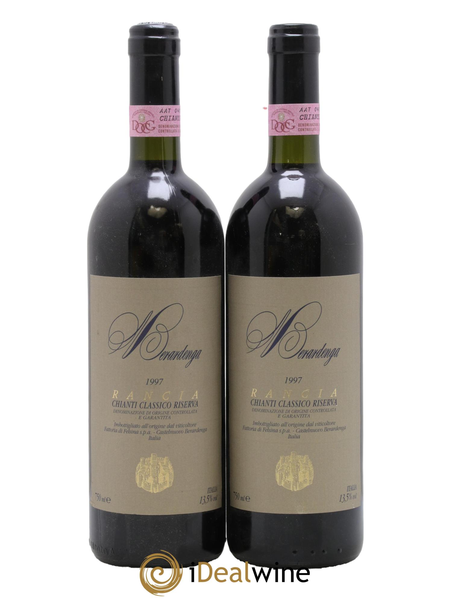 Chianti Classico DOCG Riserva Fèlsina 1997 - Posten von 2 Flaschen - 0