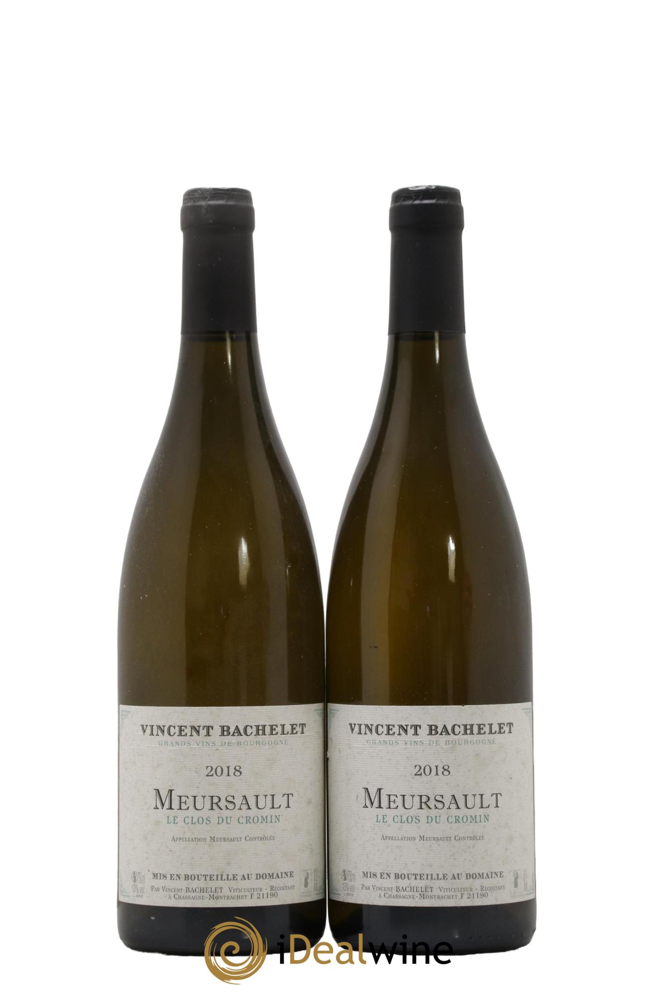 Meursault Le Clos du Cromin Vincent Bachelet Clos du Cromin Vincent Bachelet 2018 - Posten von 2 Flaschen - 0